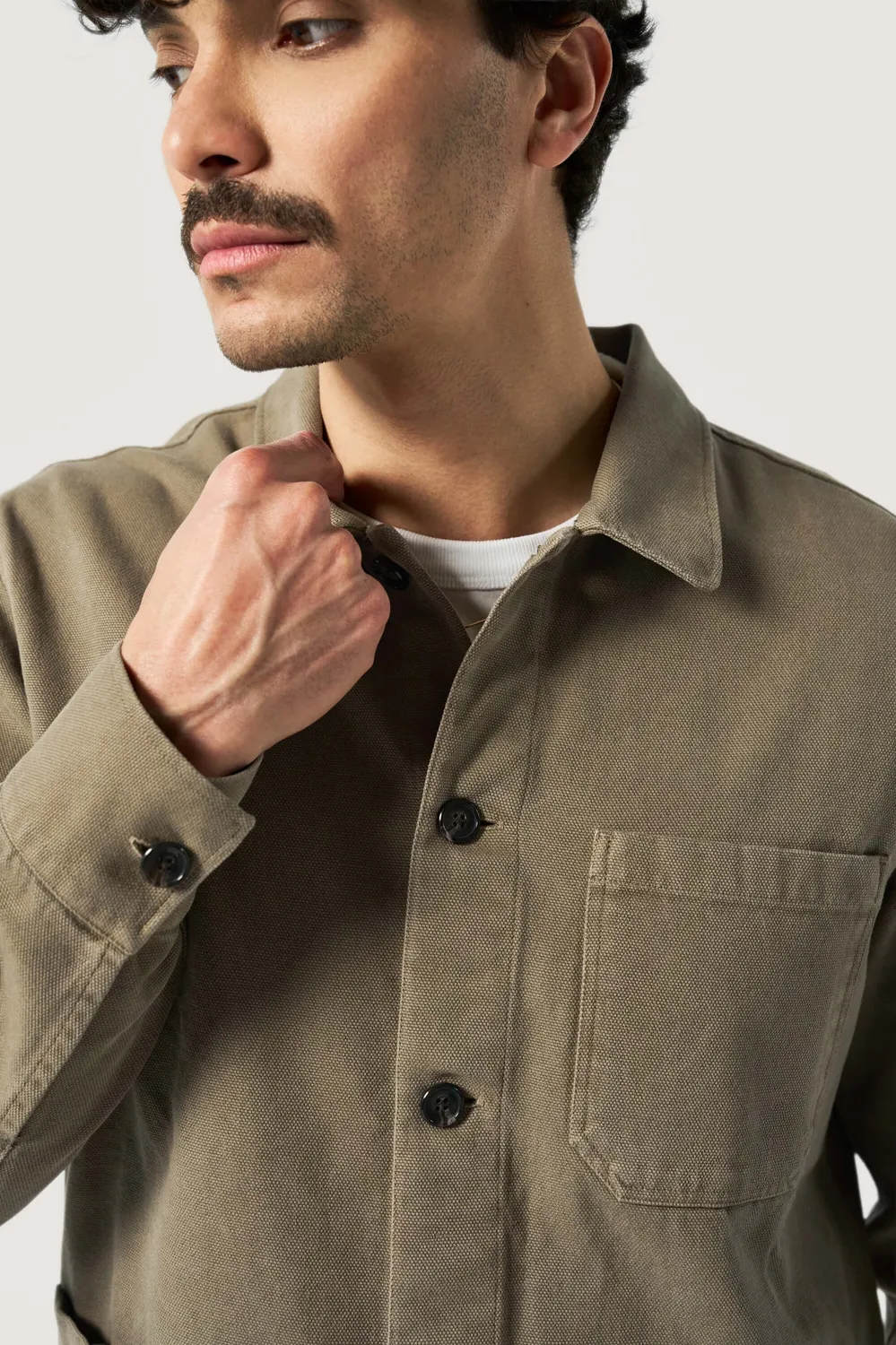 Loom La veste canevas travail beige mi-saison
