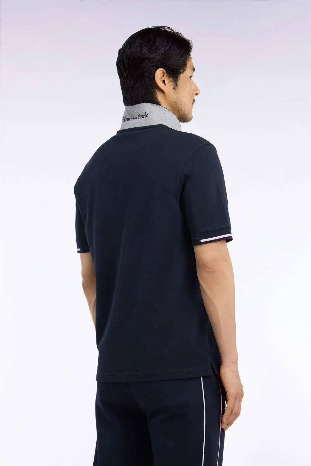 Eden Park France Rugby H26MAIPC0042 polo marine droit