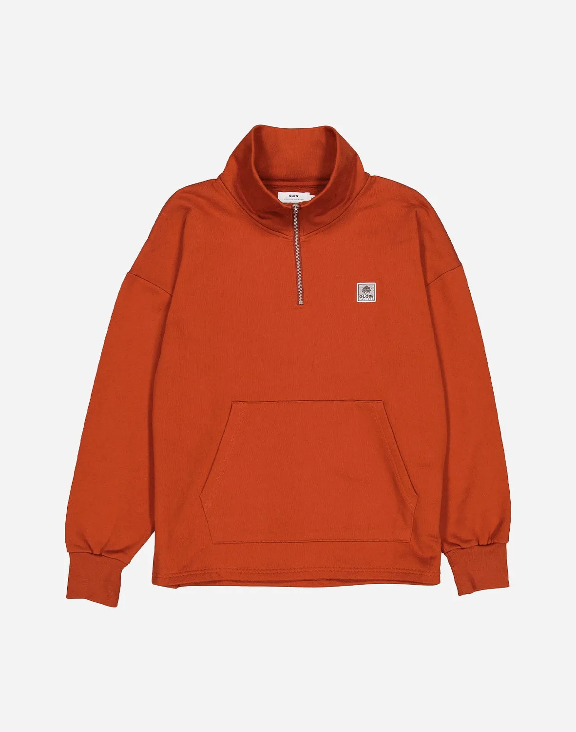 Olow Bernex sweat rouille oversize coton