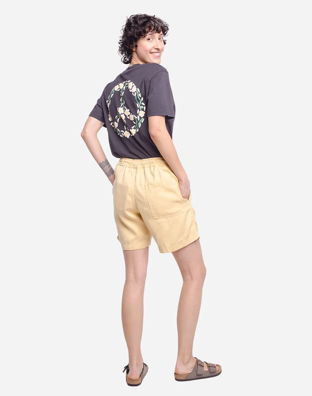 OLOW Bodhi short jaune pastel Tencel
