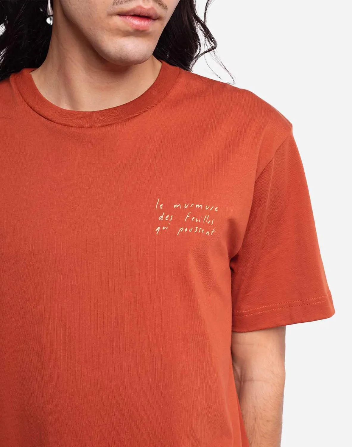 OLOW Le Murmure t-shirt rouille ample coton