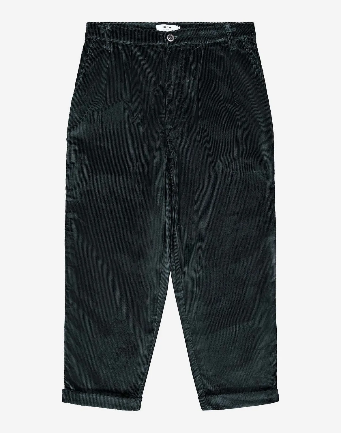 OLOW Sembo pantalon velours vert foncé