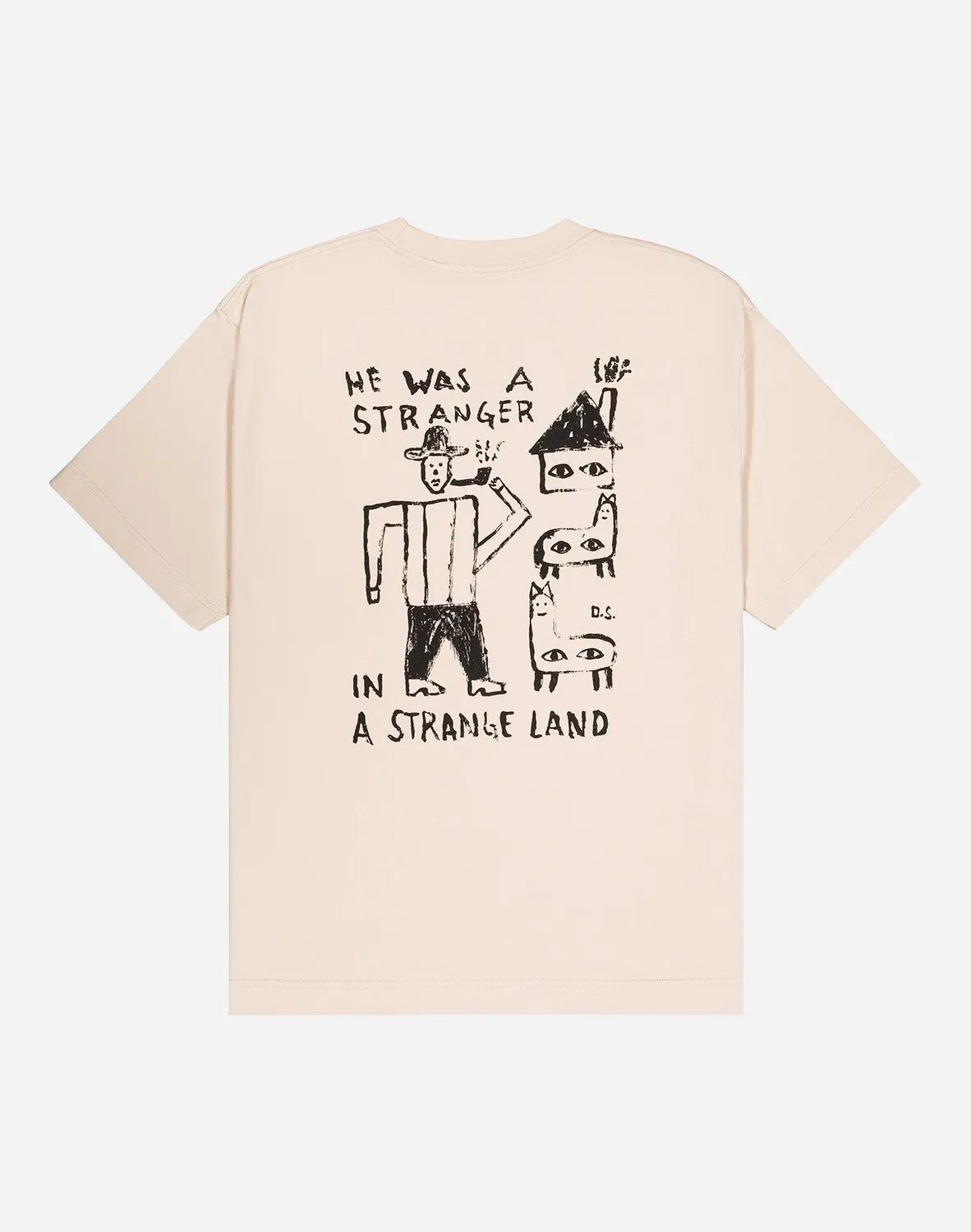 OLOW Stranger t-shirt ample crème coton bio