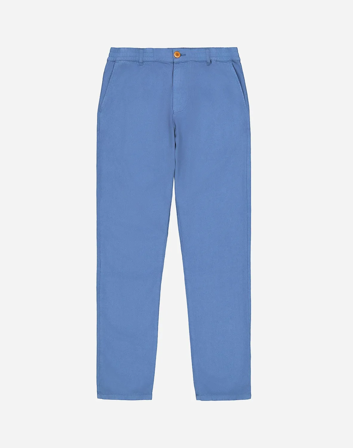 OLOW Chino pantalon bleu cobalt coton bio