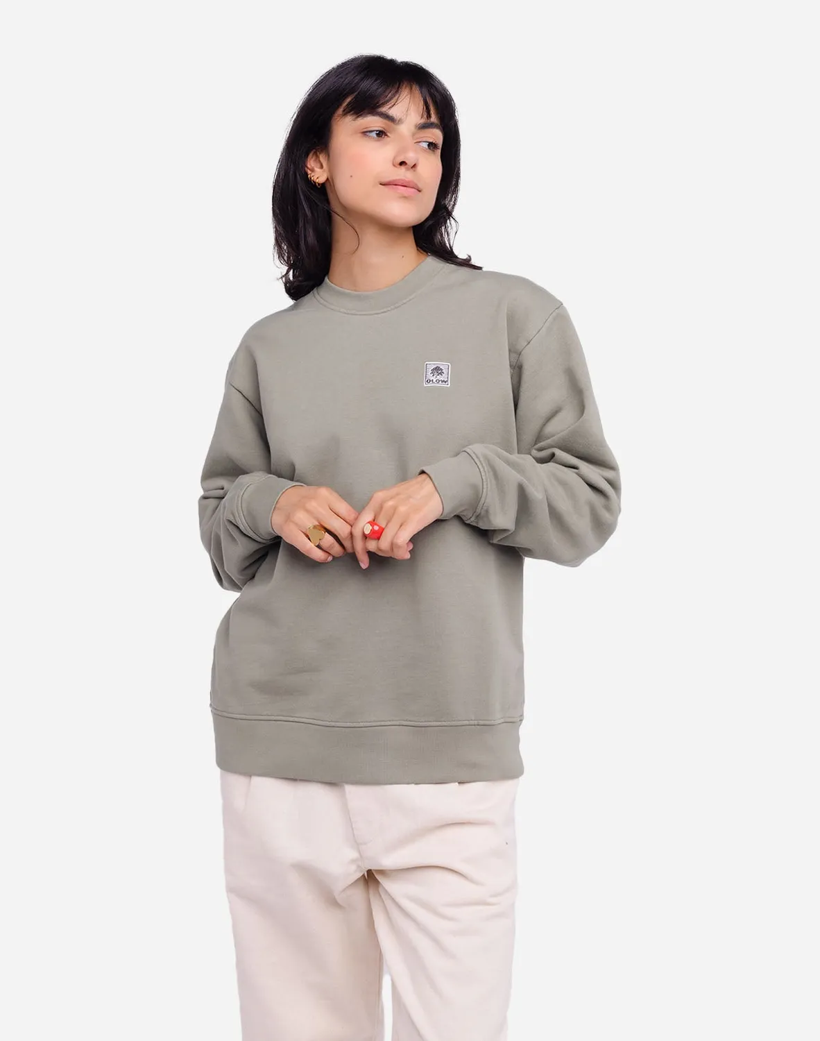 OLOW Canopée sweat argile coupe confort