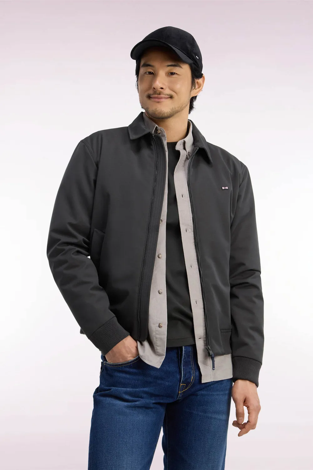 Eden Park Legend Rugby H26PAMBL0003 blouson kaki nylon