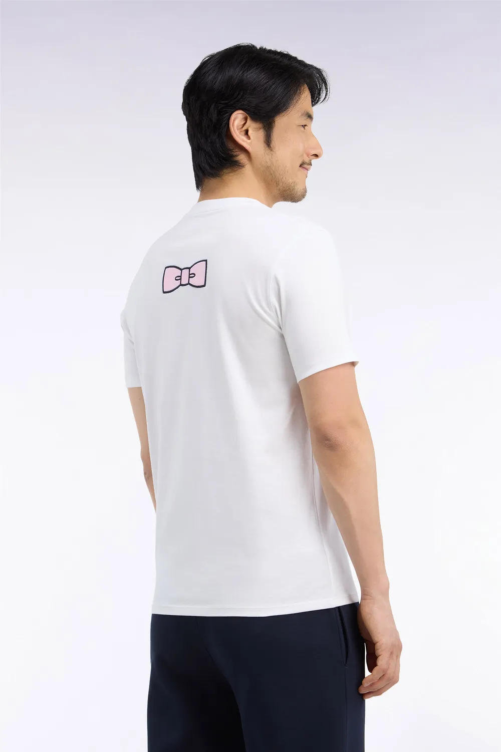 Eden Park T-shirt coton Pima blanc coupe droite