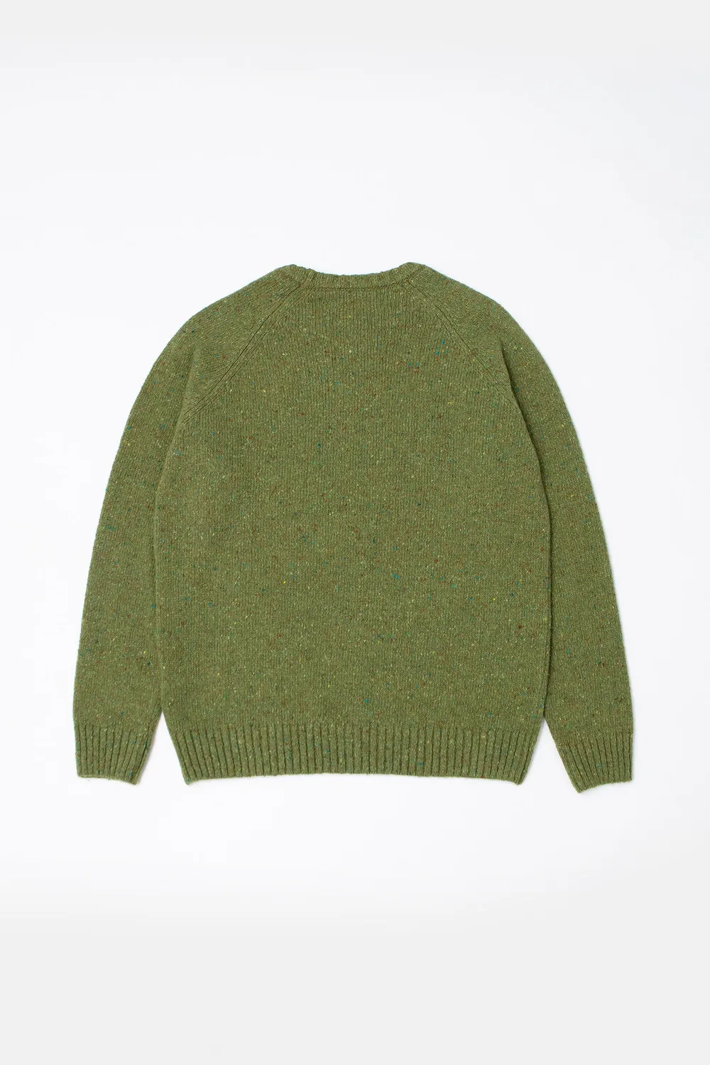 Edmmond Studios Paris pull kaki tweed col caissé