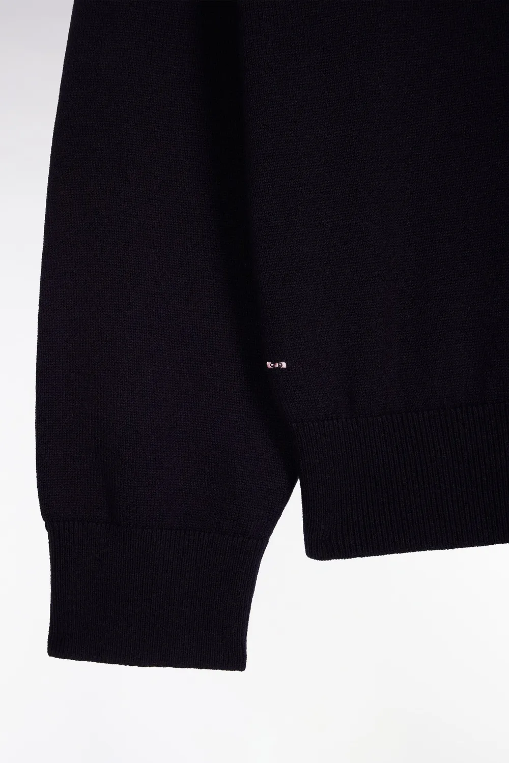 Eden Park pull col rond marine laine coton femme oversized