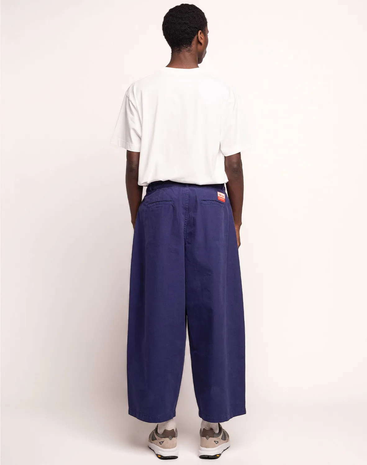 OLOW Cargeot pantalon large bleu outremer ripstop