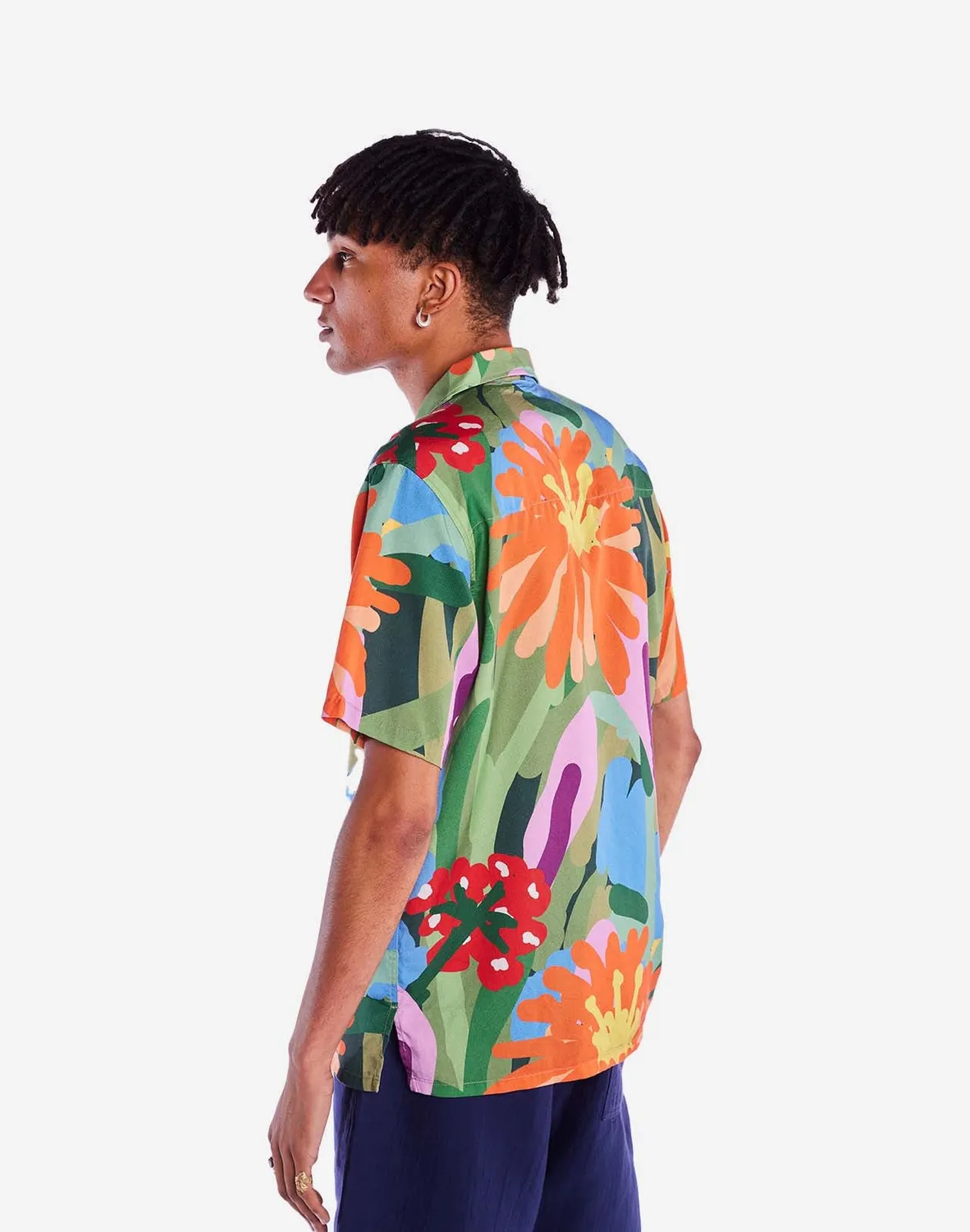 OLOW Aloha Wildflowers chemisette multicolore en tencel