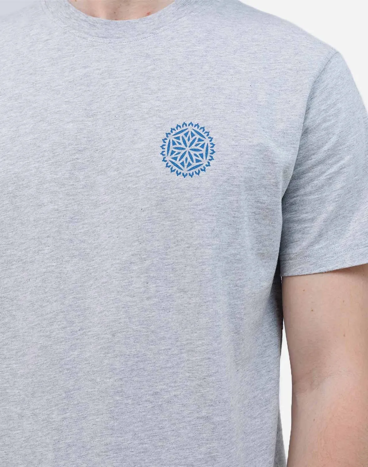 OLOW Union t-shirt gris chiné coton bio