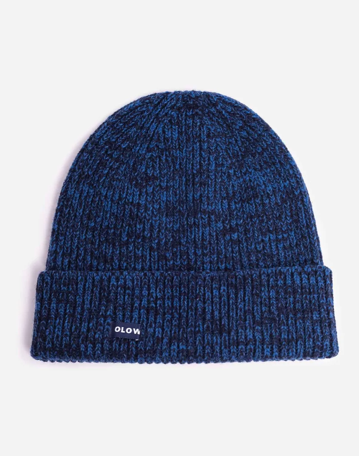 OLOW Odyssée bonnet bleu chiné laine