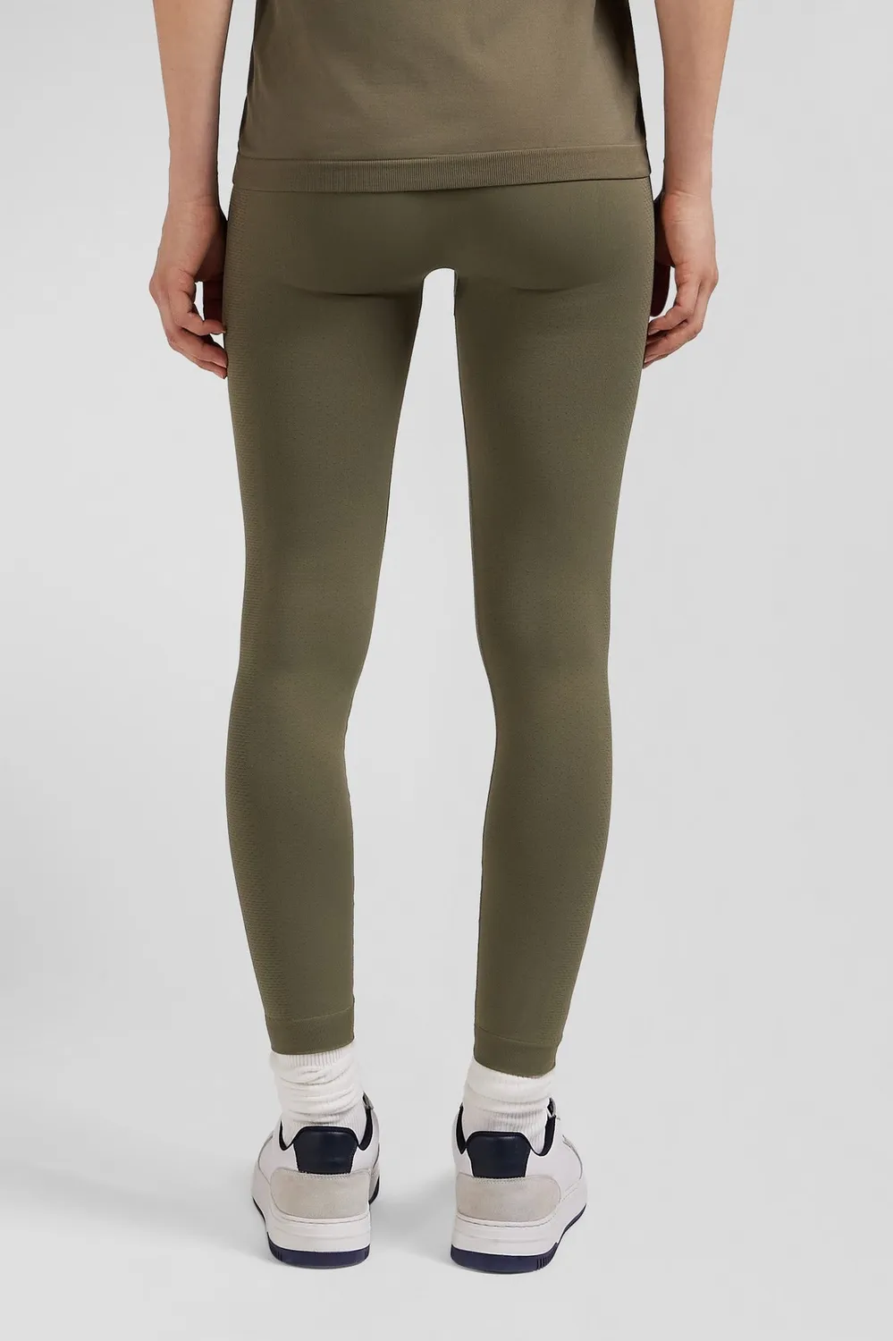 Eden Park Sport jogging stretch kaki coupe slim