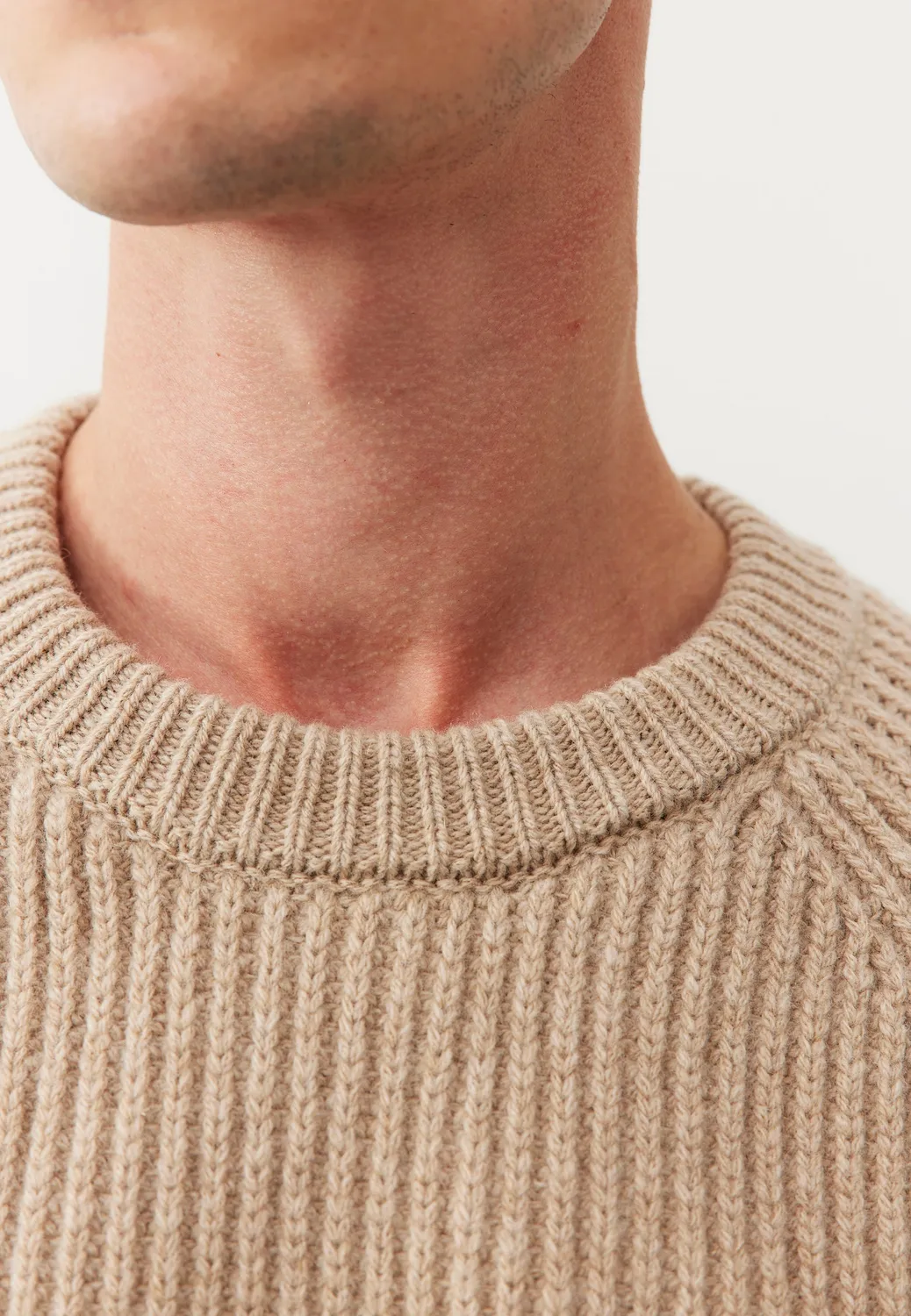 Loom Le pull côtelé homme laine mérinos