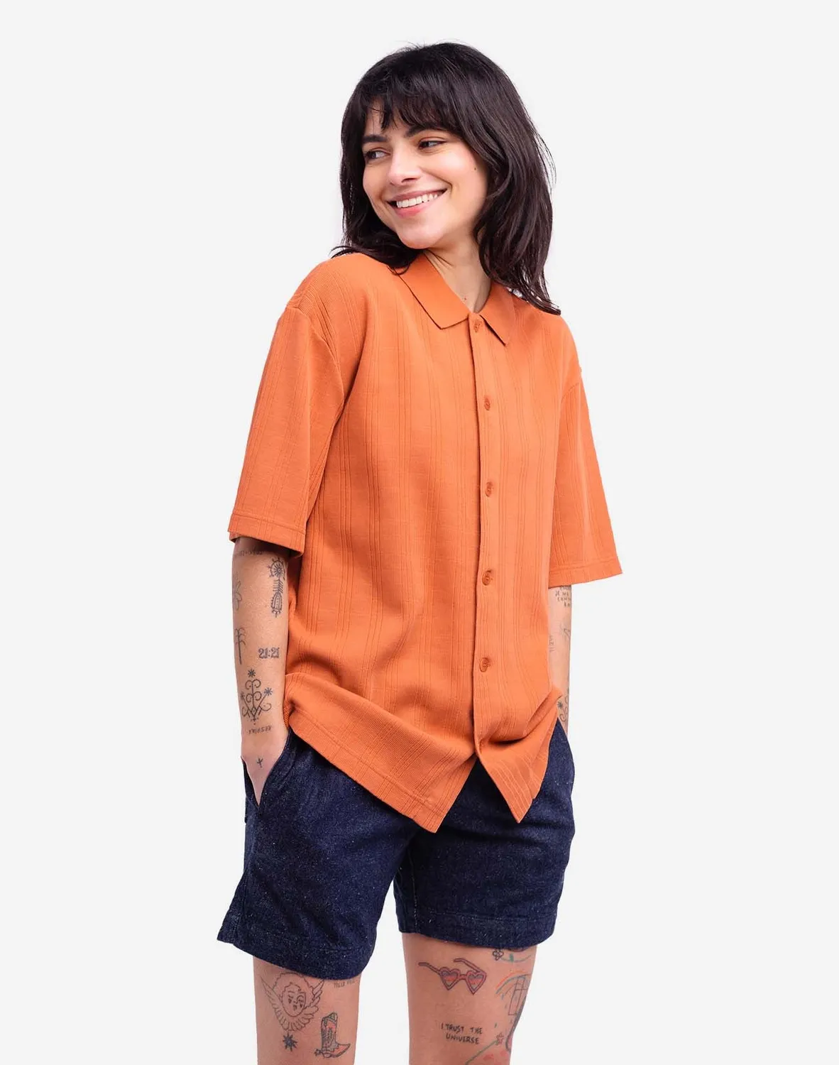 OLOW Cheech polo mandarine coupe droite