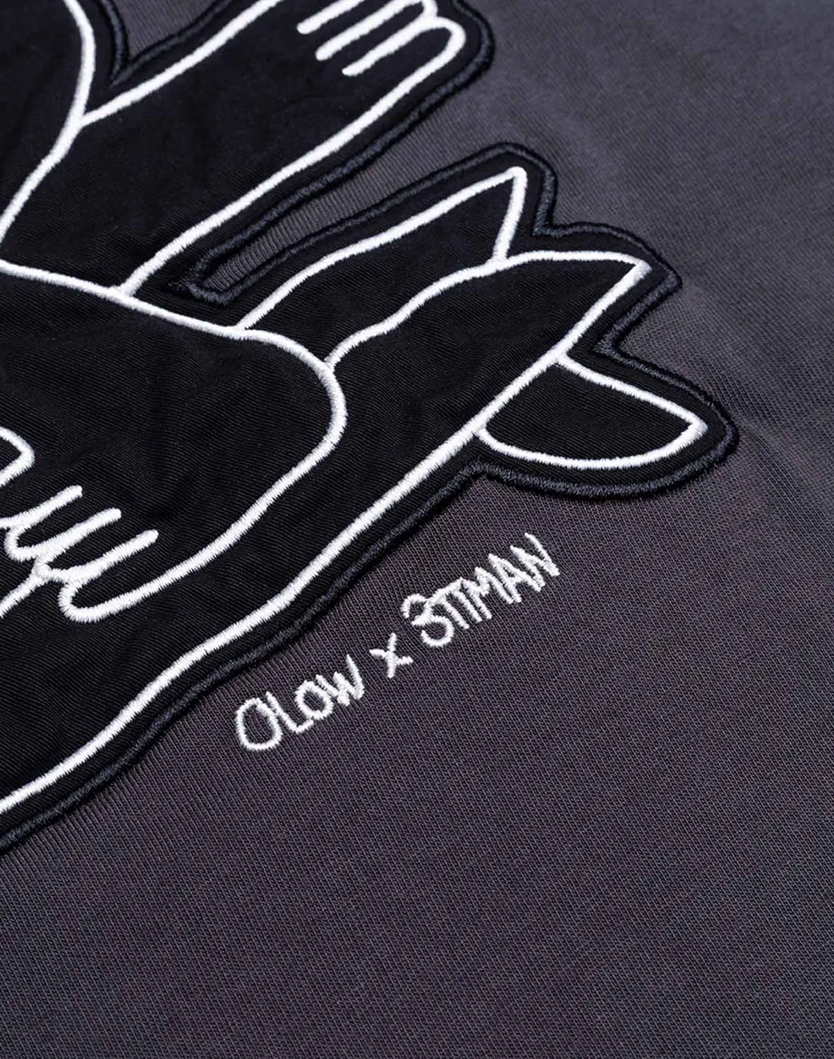 OLOW Point Break t-shirt ample noir carbone