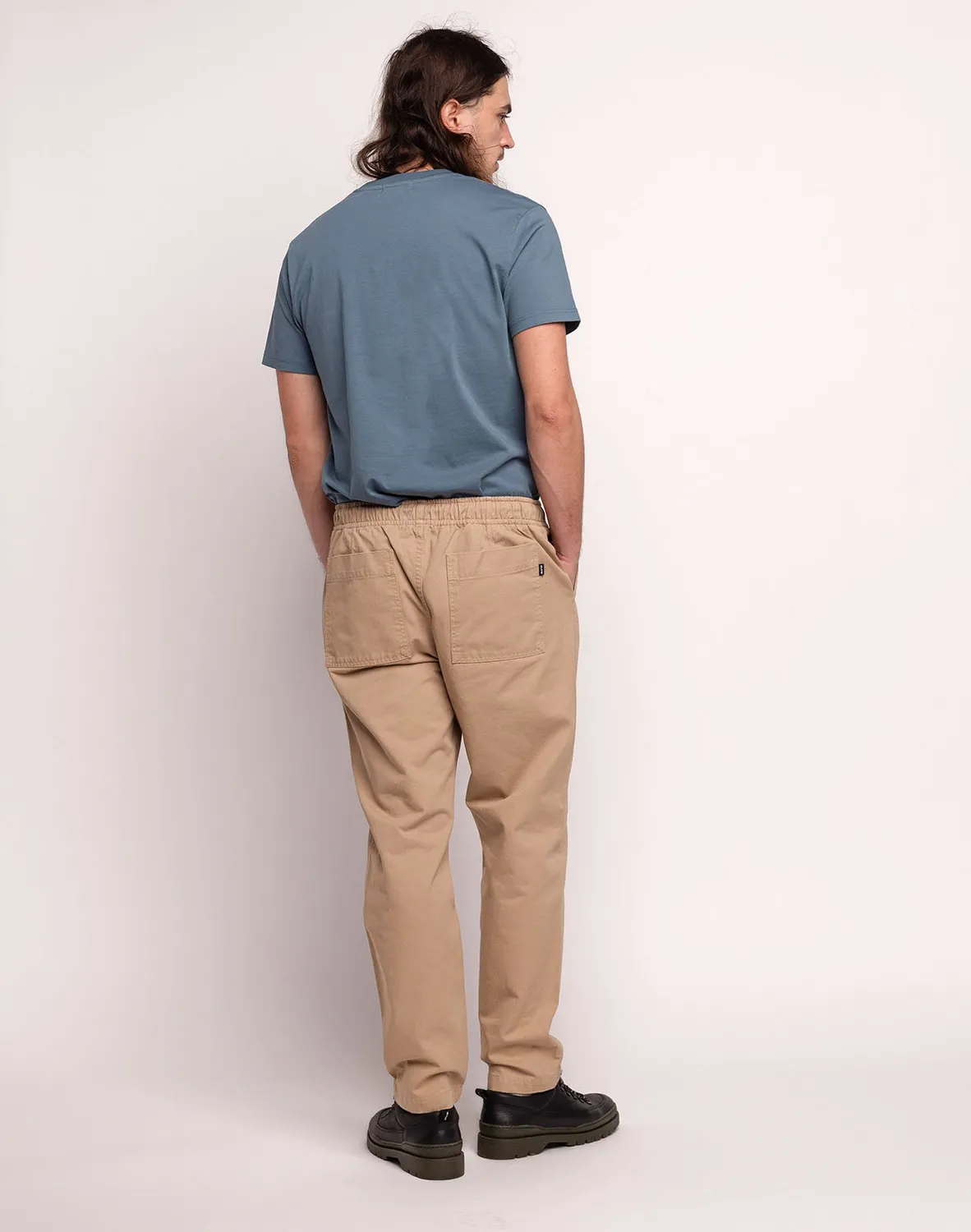 OLOW Hatha Pantalon homme sable sergé coton