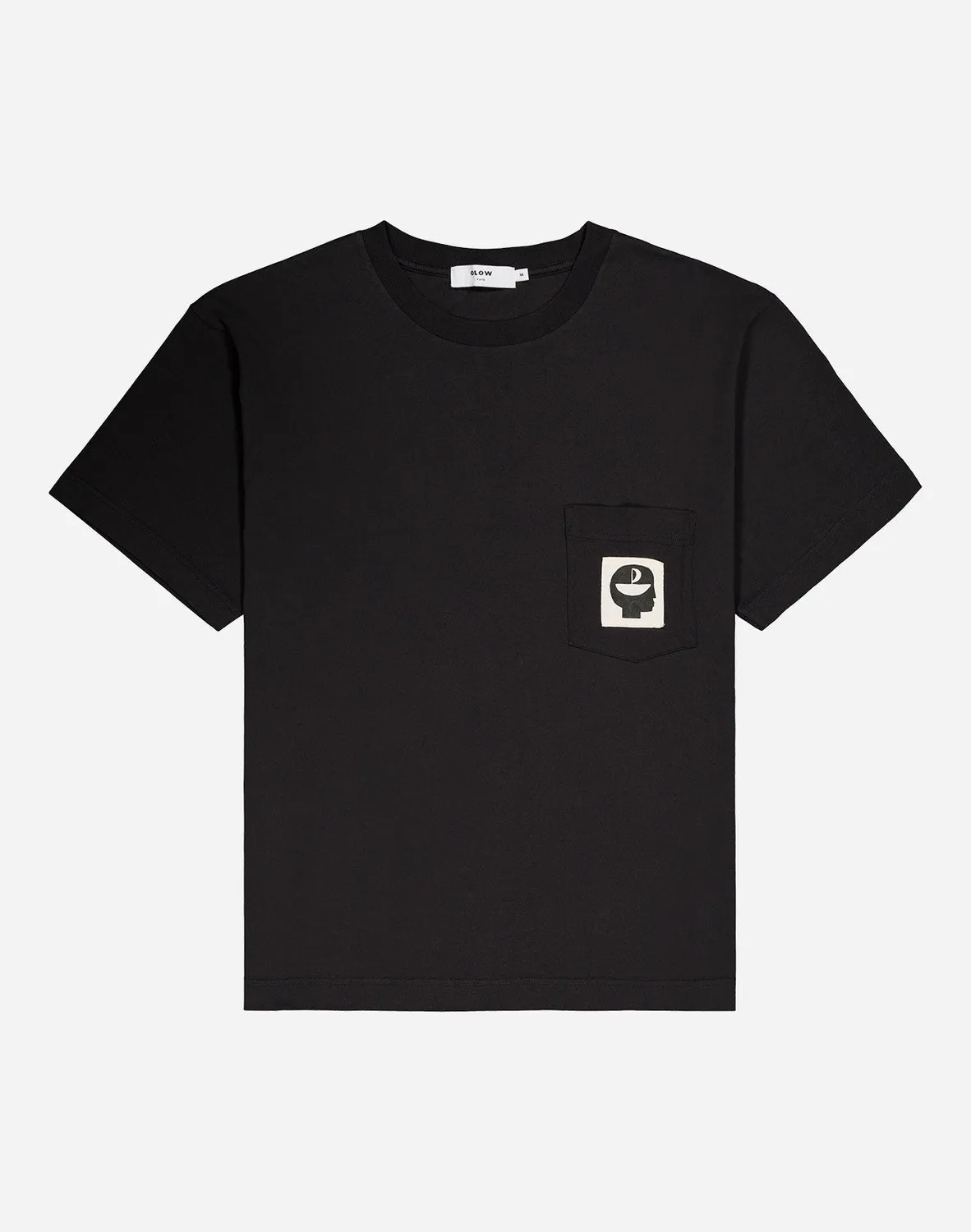 OLOW Escape t-shirt noir carbone poche coton bio