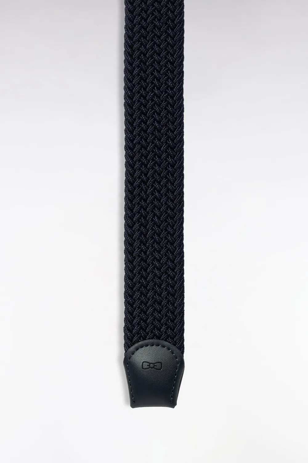 Eden Park ceinture tressée élastique marine homme