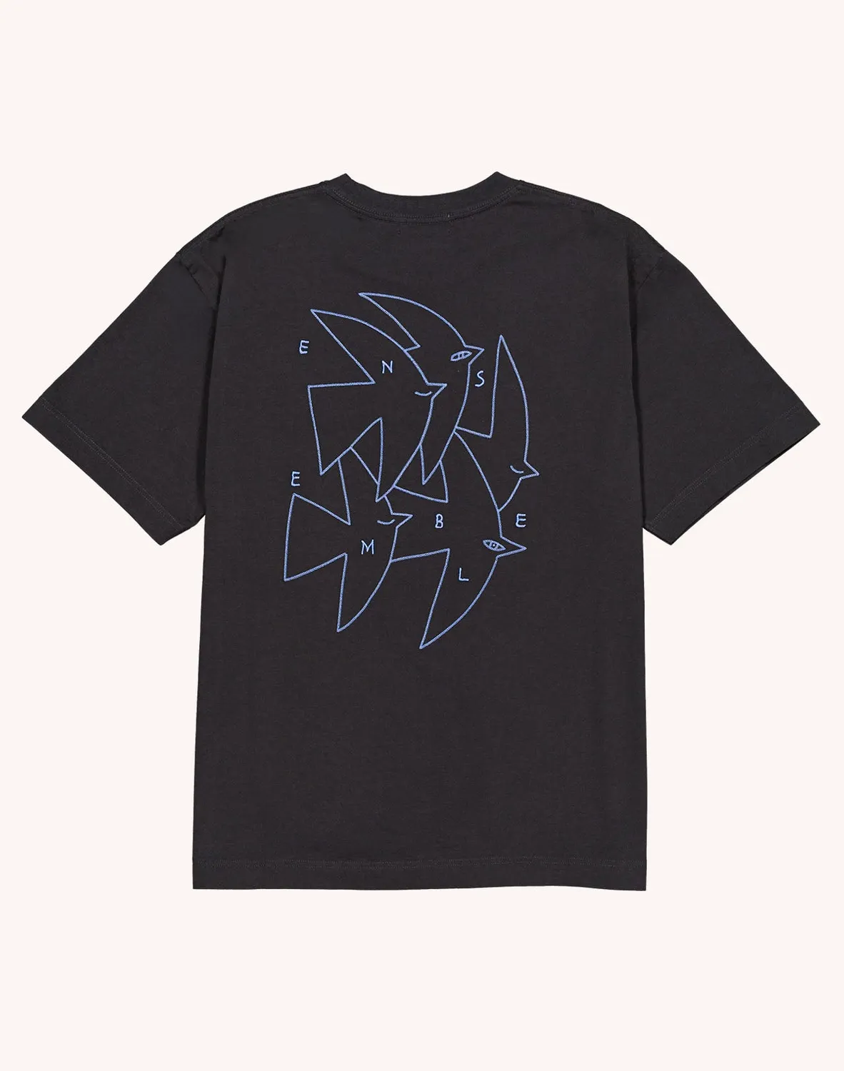 OLOW Ensemble t-shirt noir carbone coton bio