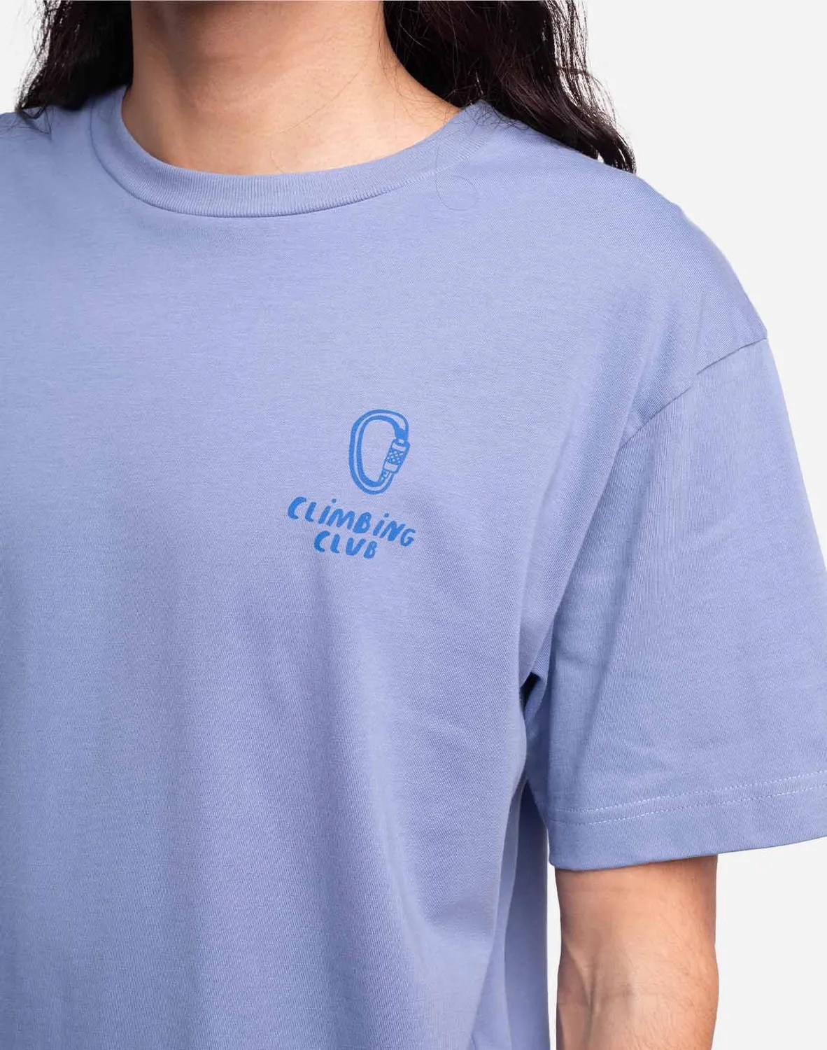 OLOW Capra t-shirt ample bleu azur coton