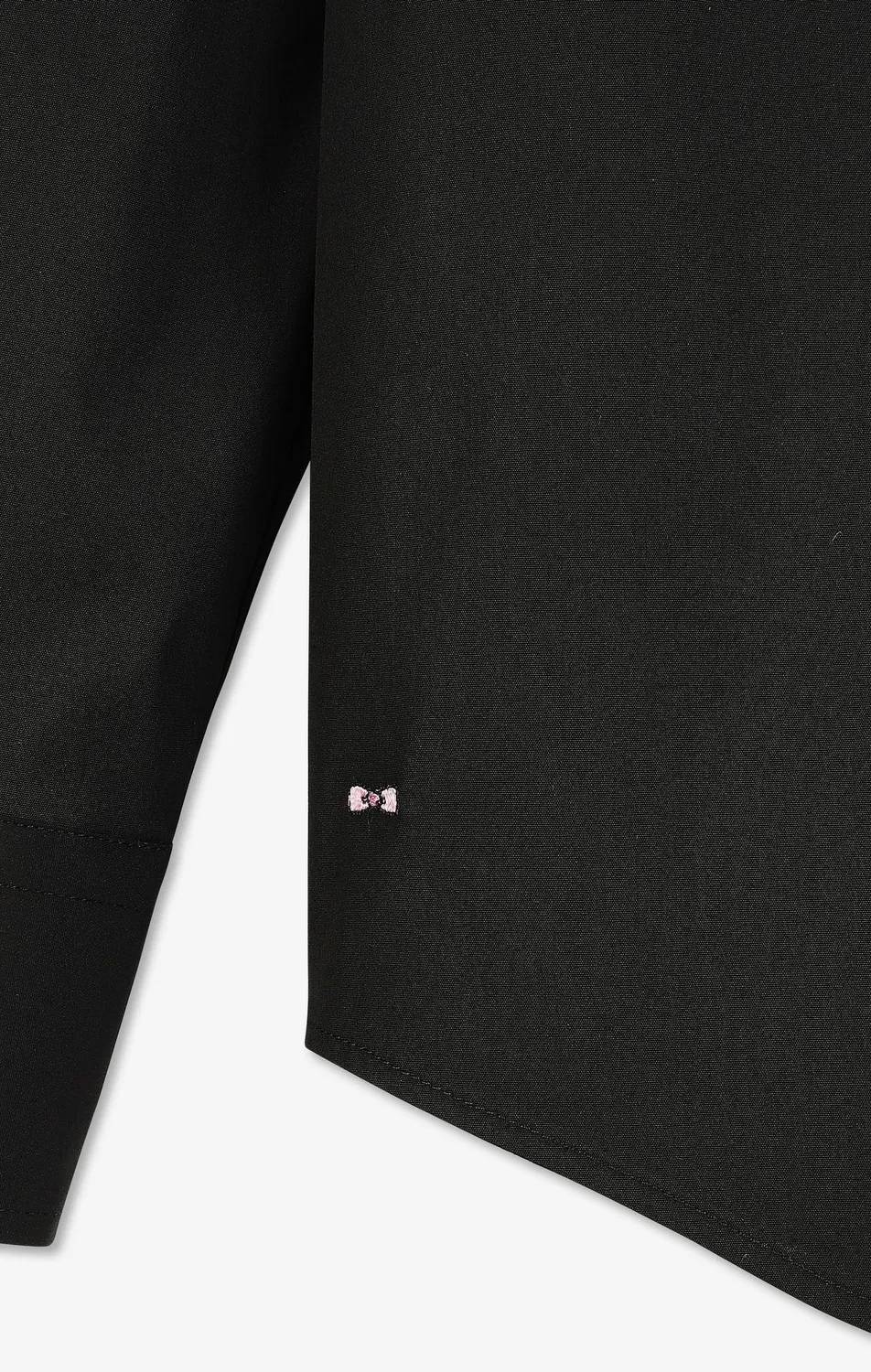 Eden Park chemise noire popeline stretch regular
