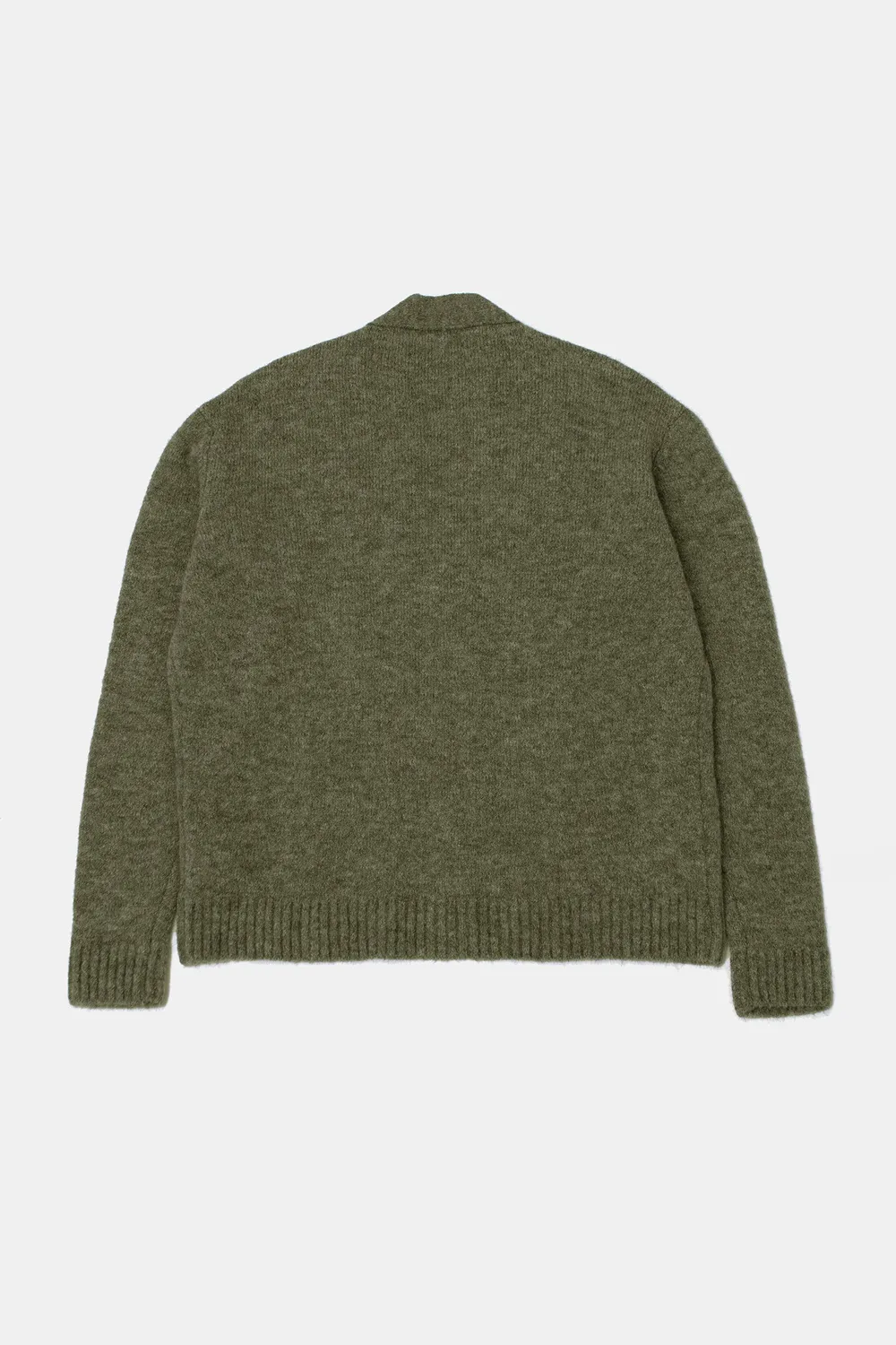 Edmmond Studios Duck cardigan kaki laine alpaga