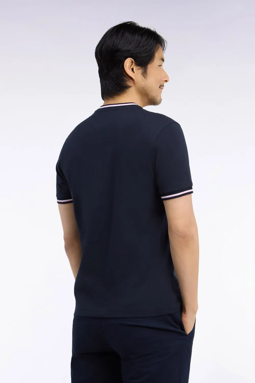 Eden Park t-shirt coton marine numéro 10 brodé
