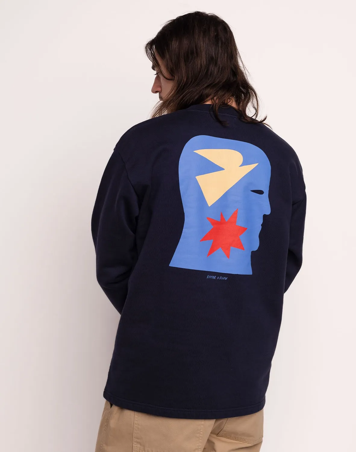 OLOW Free Mind sweat molleton bleu dusk