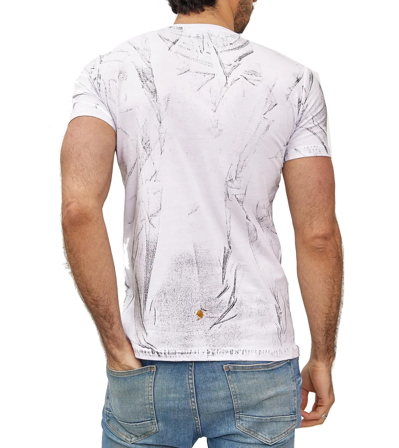 Subliminal Mode BX10184 t-shirt délavé homme