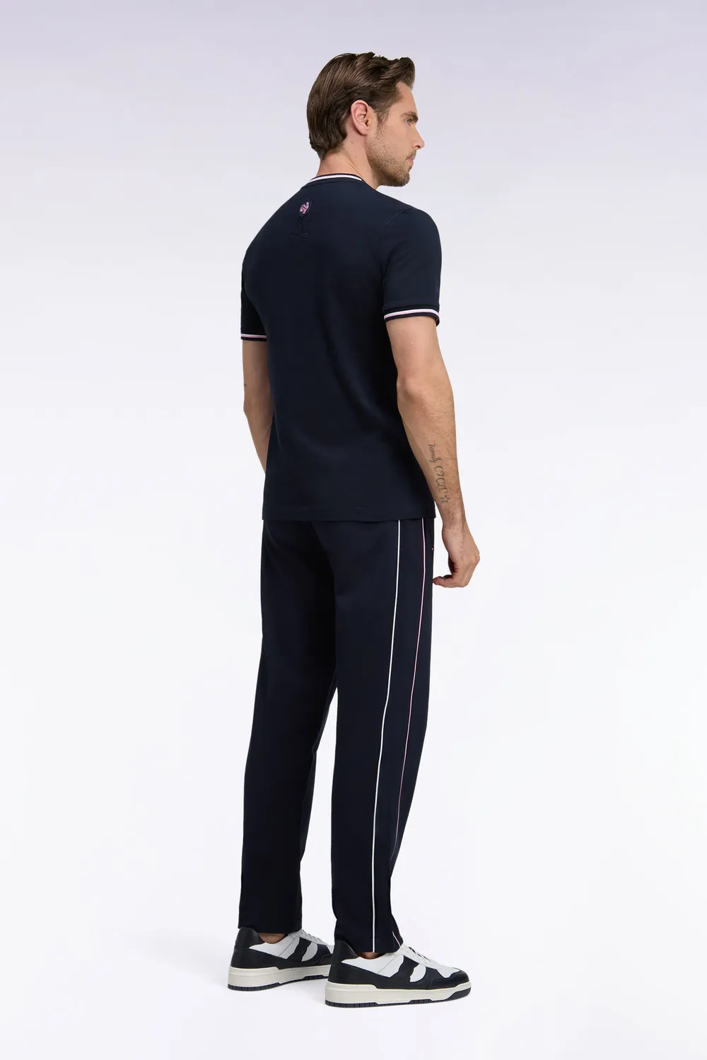 Eden Park France Rugby jogging interlock marine homme