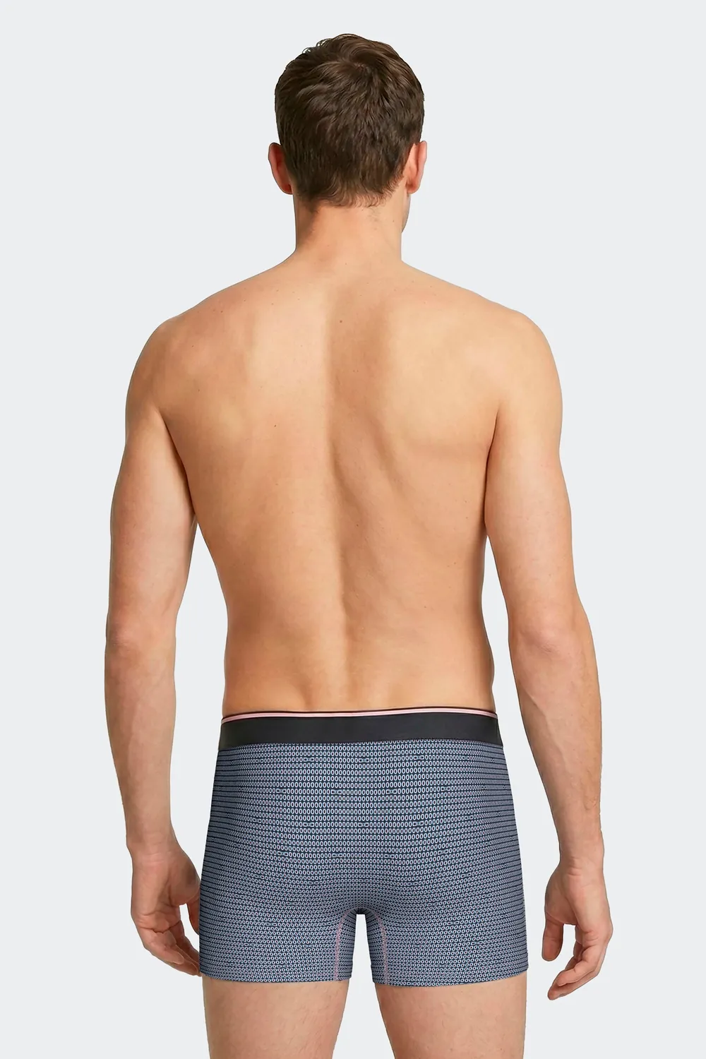 Eden Park lot 2 boxers coton stretch homme bleu imprimé