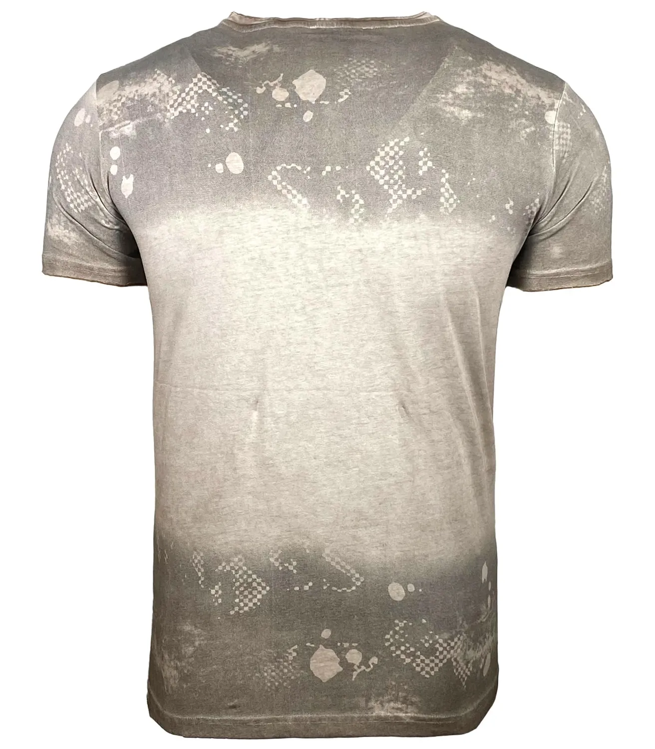 Subliminal Mode BX106 t-shirt col rond beige S délavé