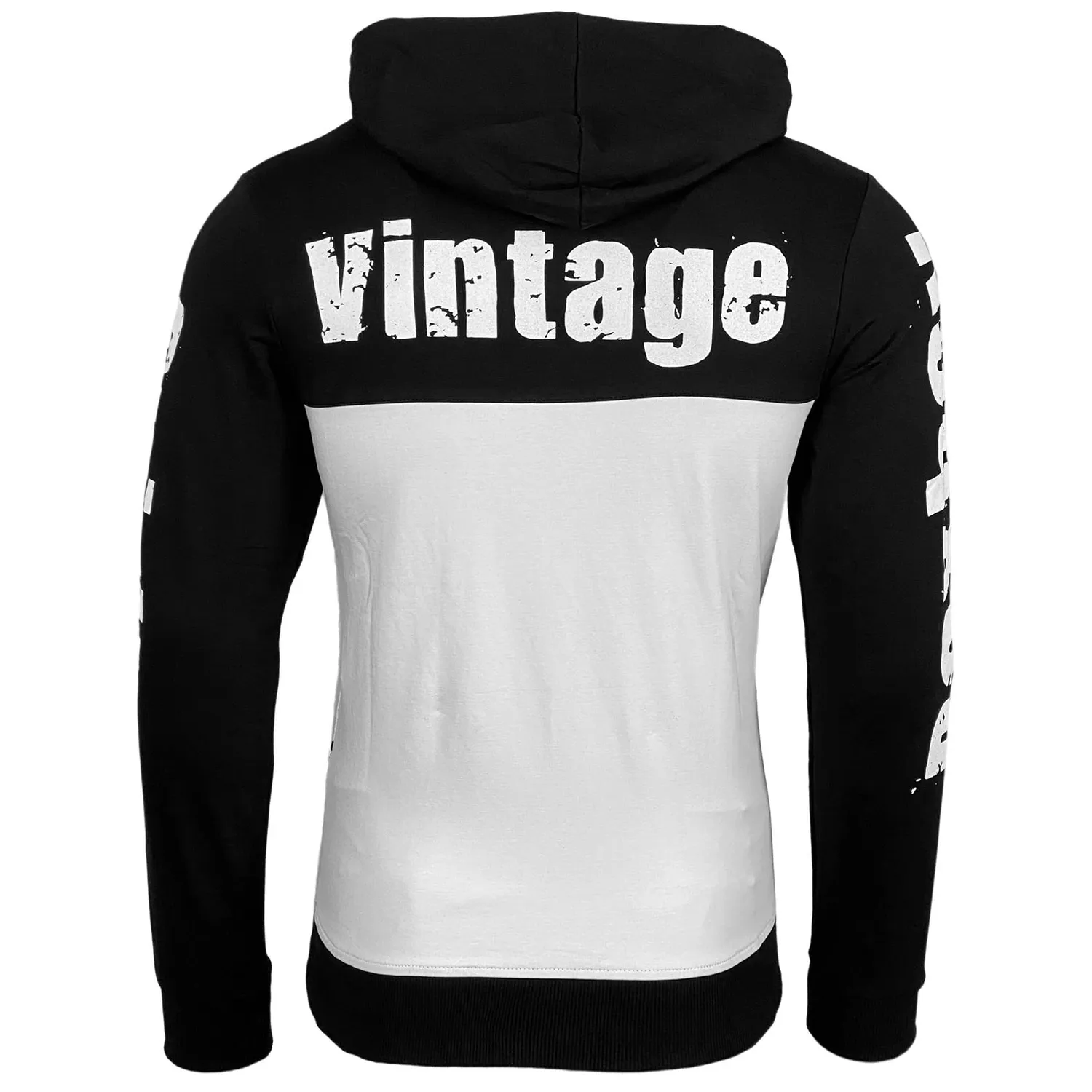 Subliminal Mode BX-603 hoodie homme bicolore gris foncé M