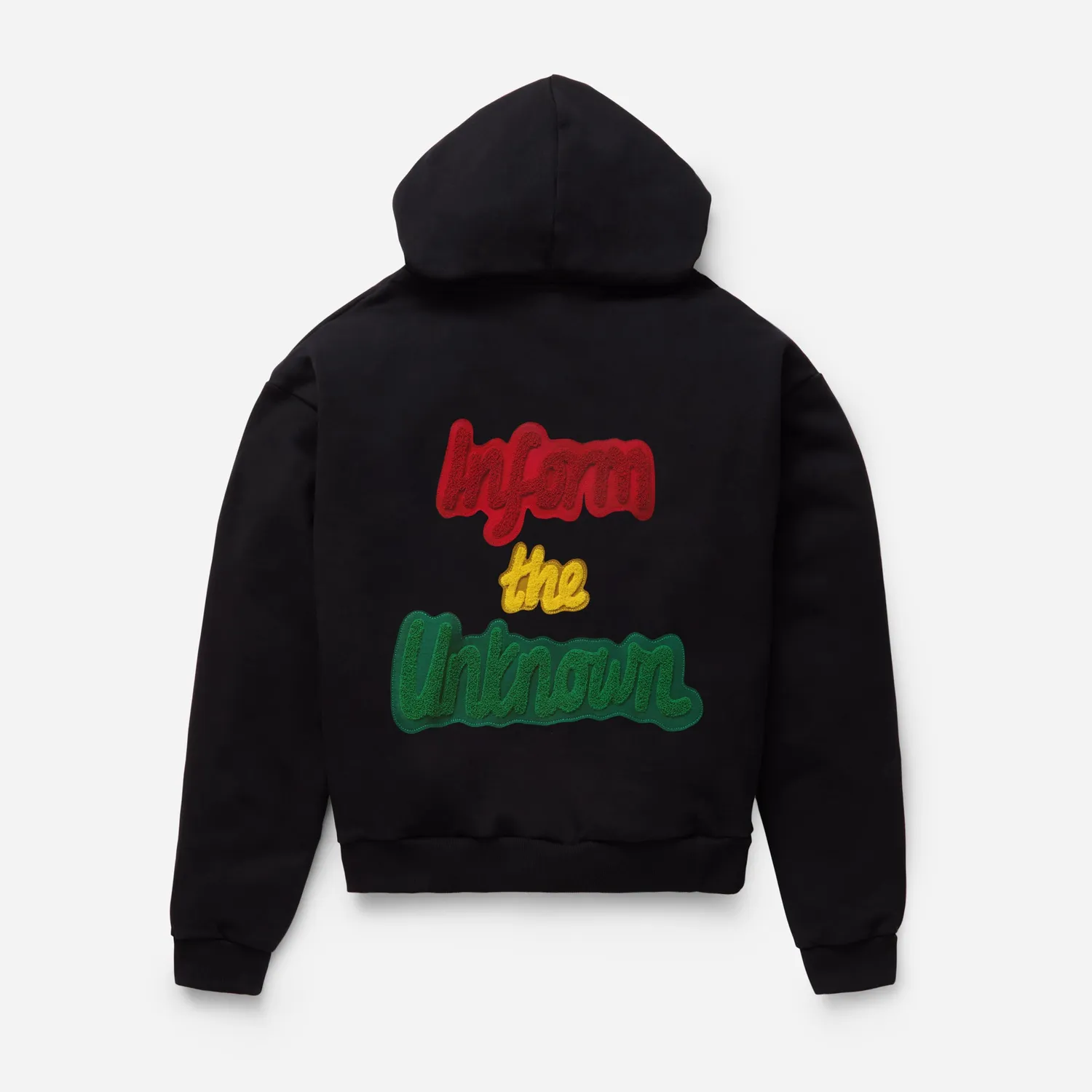 Labrum Ghana hoodie homme noir zippé coton
