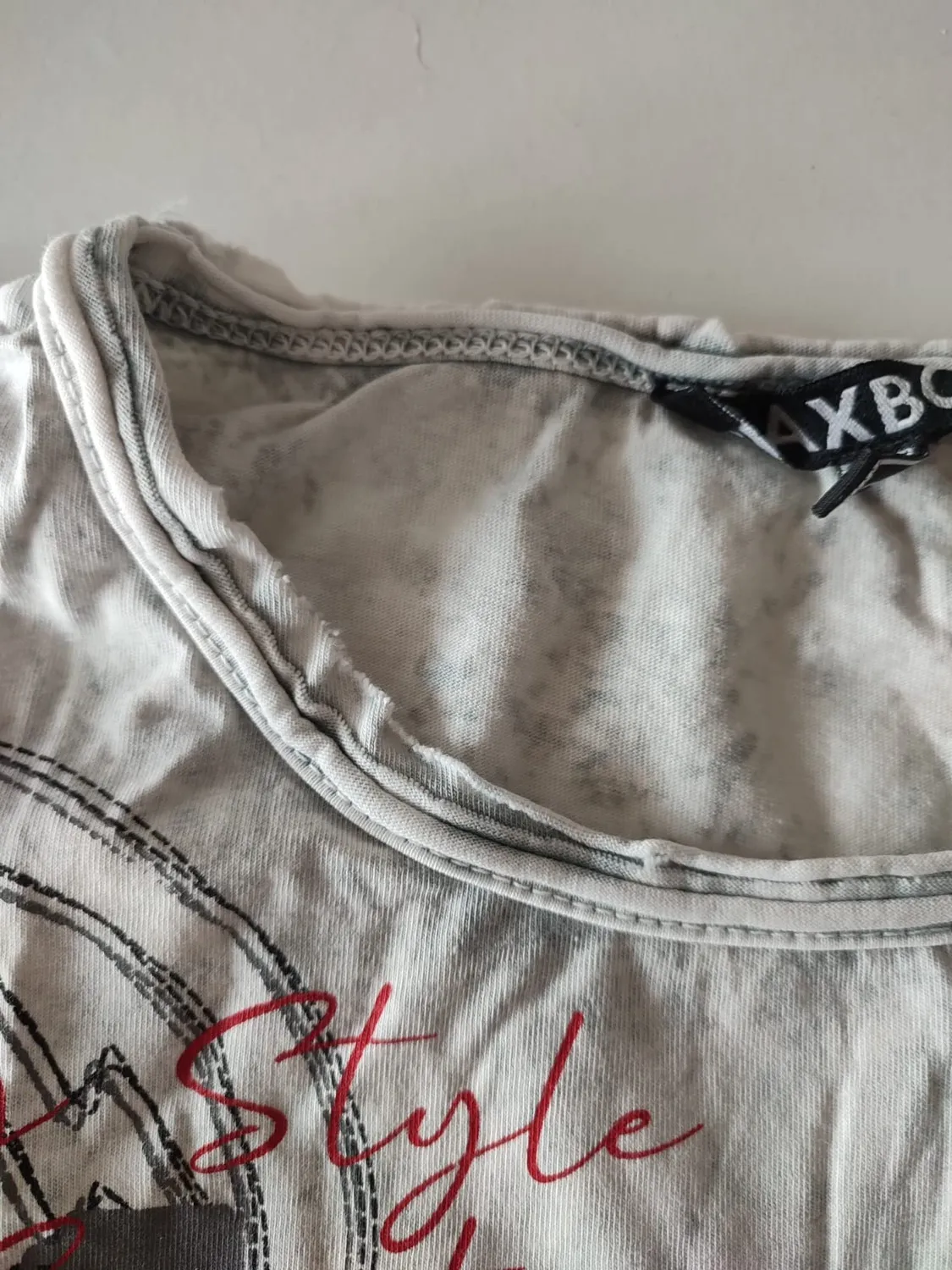 Subliminal Mode BX146 t-shirt homme coton blanc M vintage