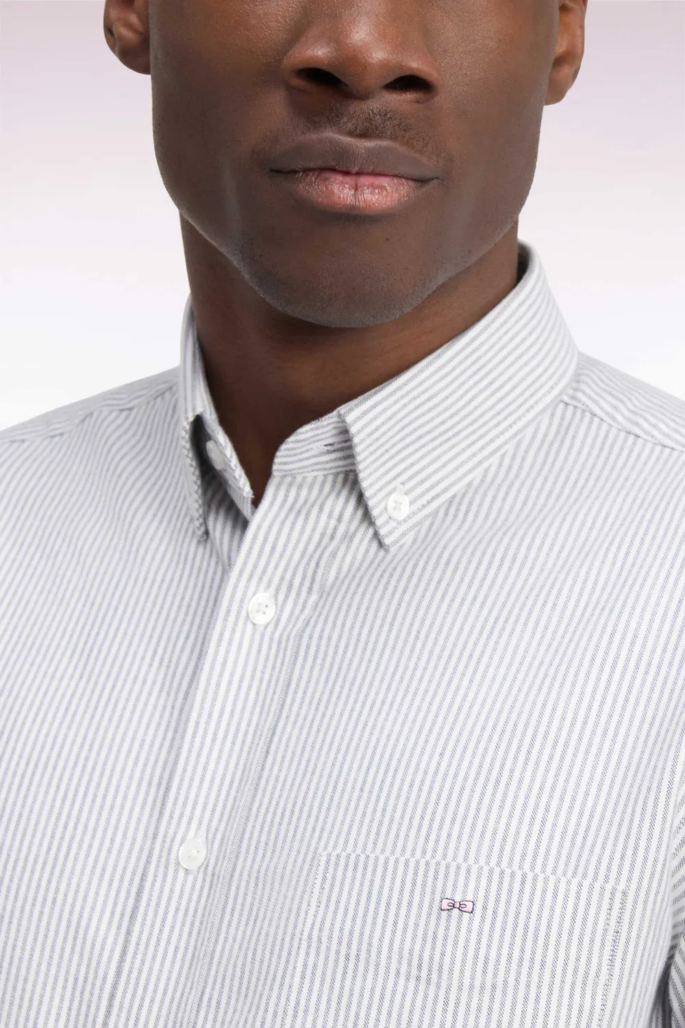 Eden Park Tradi Preppy chemise homme rayures marine droite