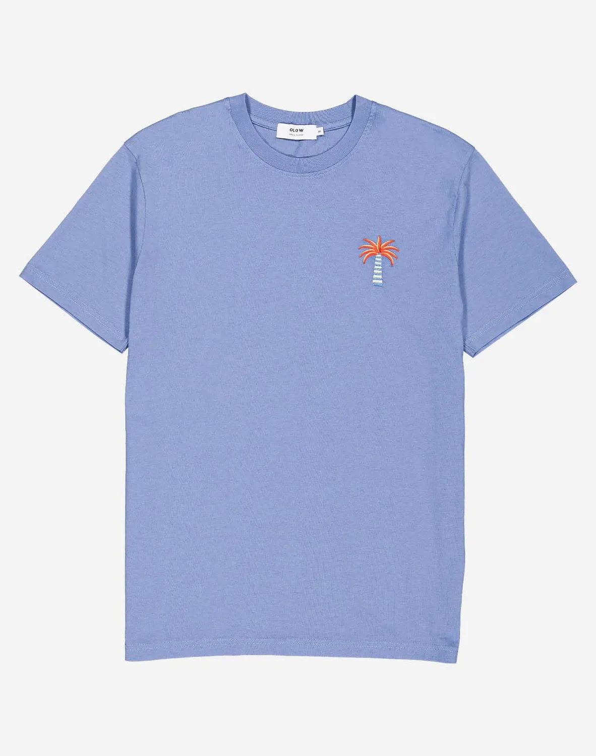 OLOW Pejibaye t-shirt bleu azur coupe droite