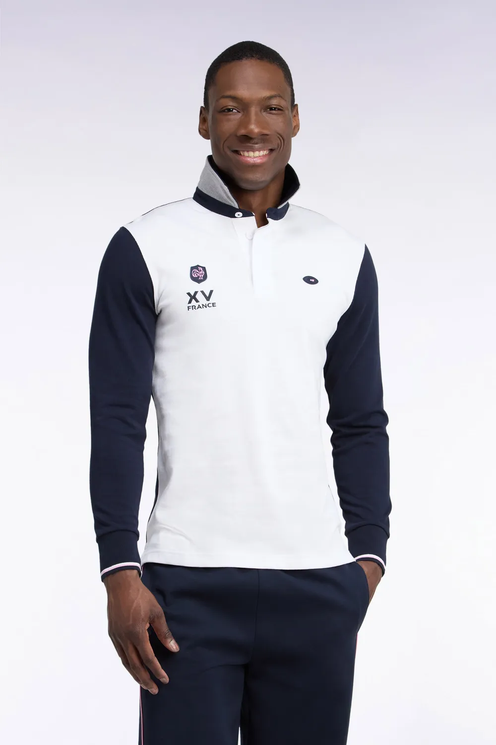 Eden Park H26MAIML0039 maillot manches longues XV de France marine