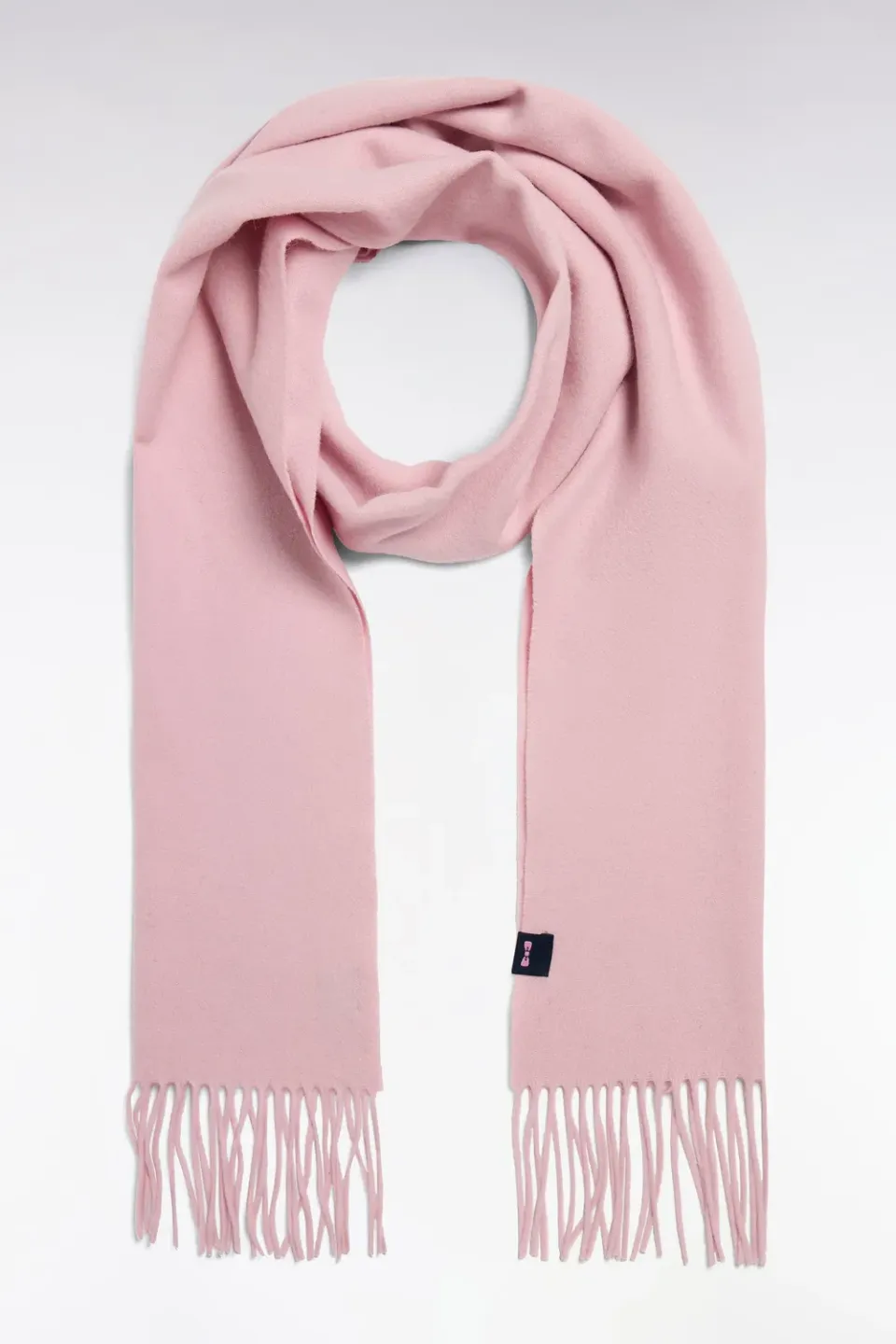 Eden Park écharpe drap laine rose 30x180