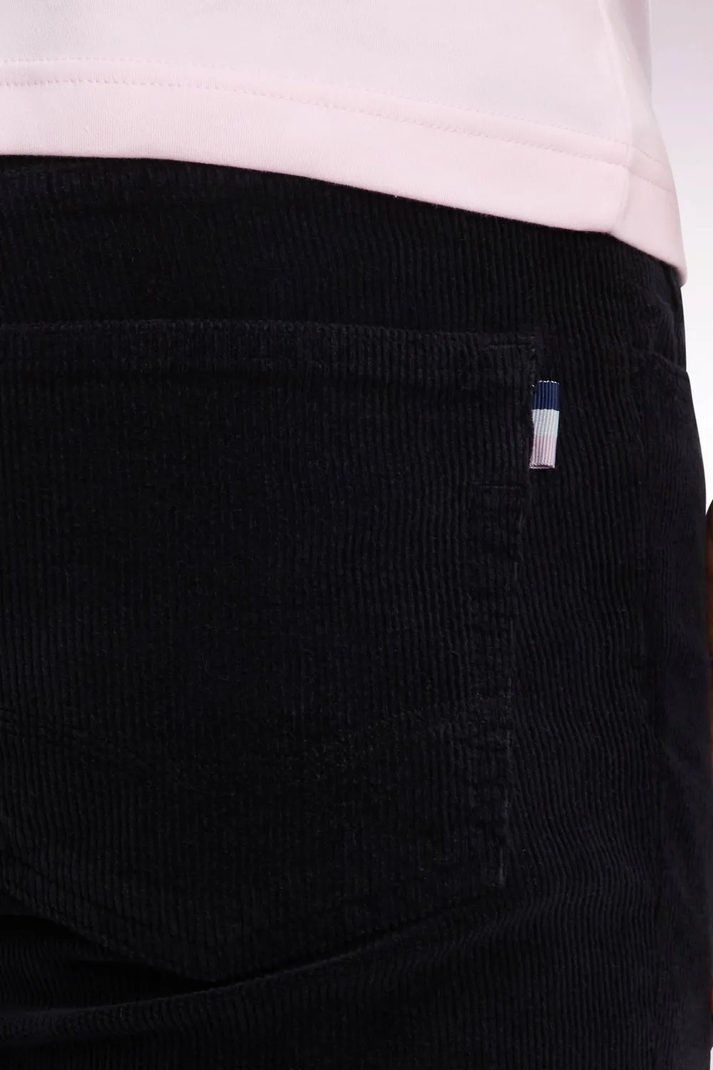 Eden Park Legend pantalon 5 poches velours noir regular