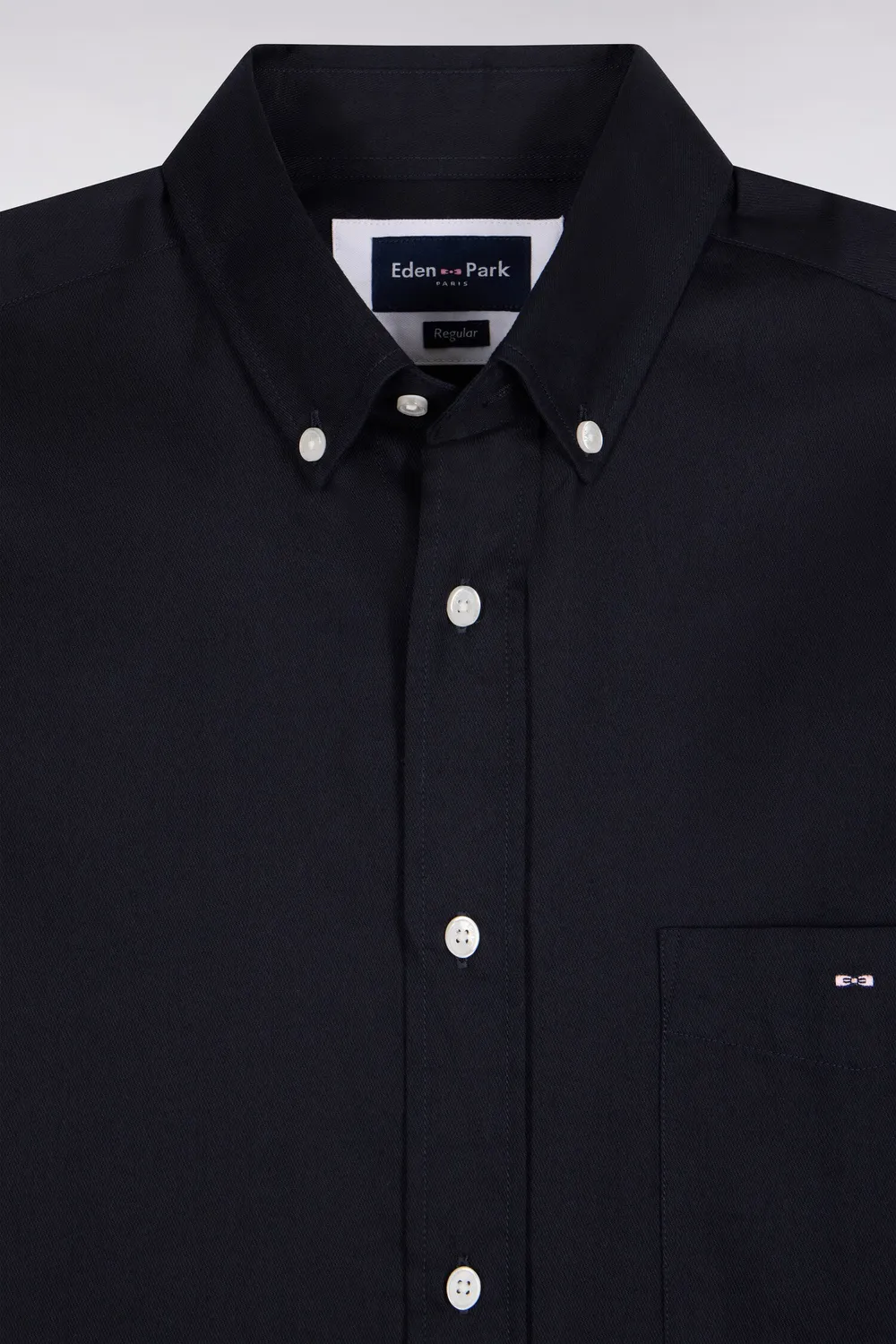 Eden Park Legend Rugby chemise piqué coton marine coupe droite