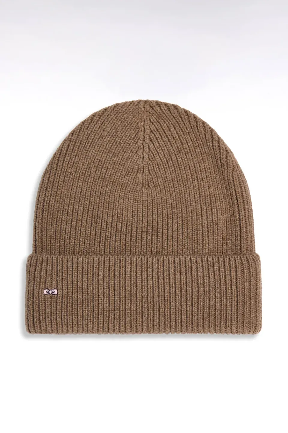 Eden Park bonnet côtelé laine marron TU chaud