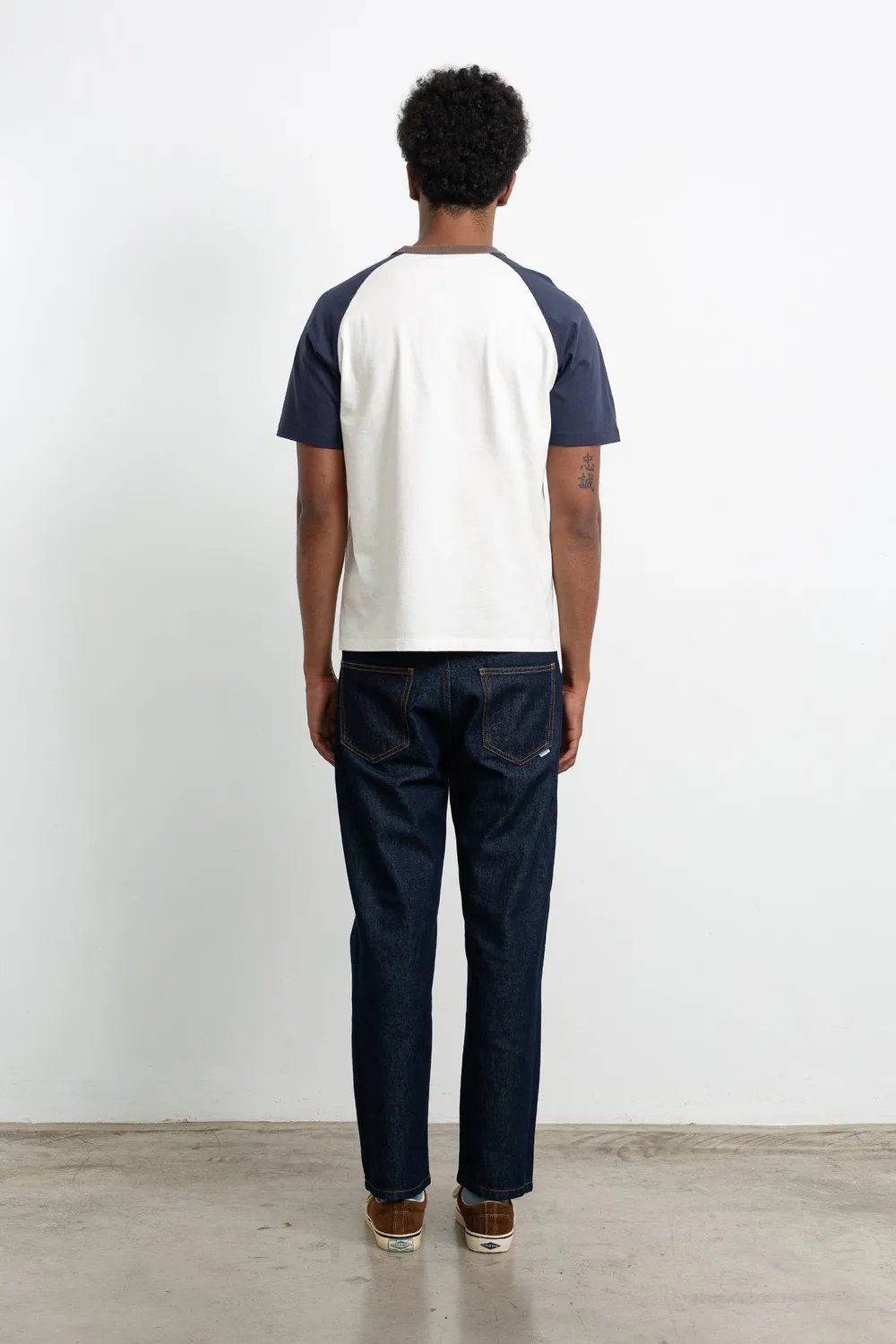 Edmmond Studios Home Run t-shirt blanc cassé brodé