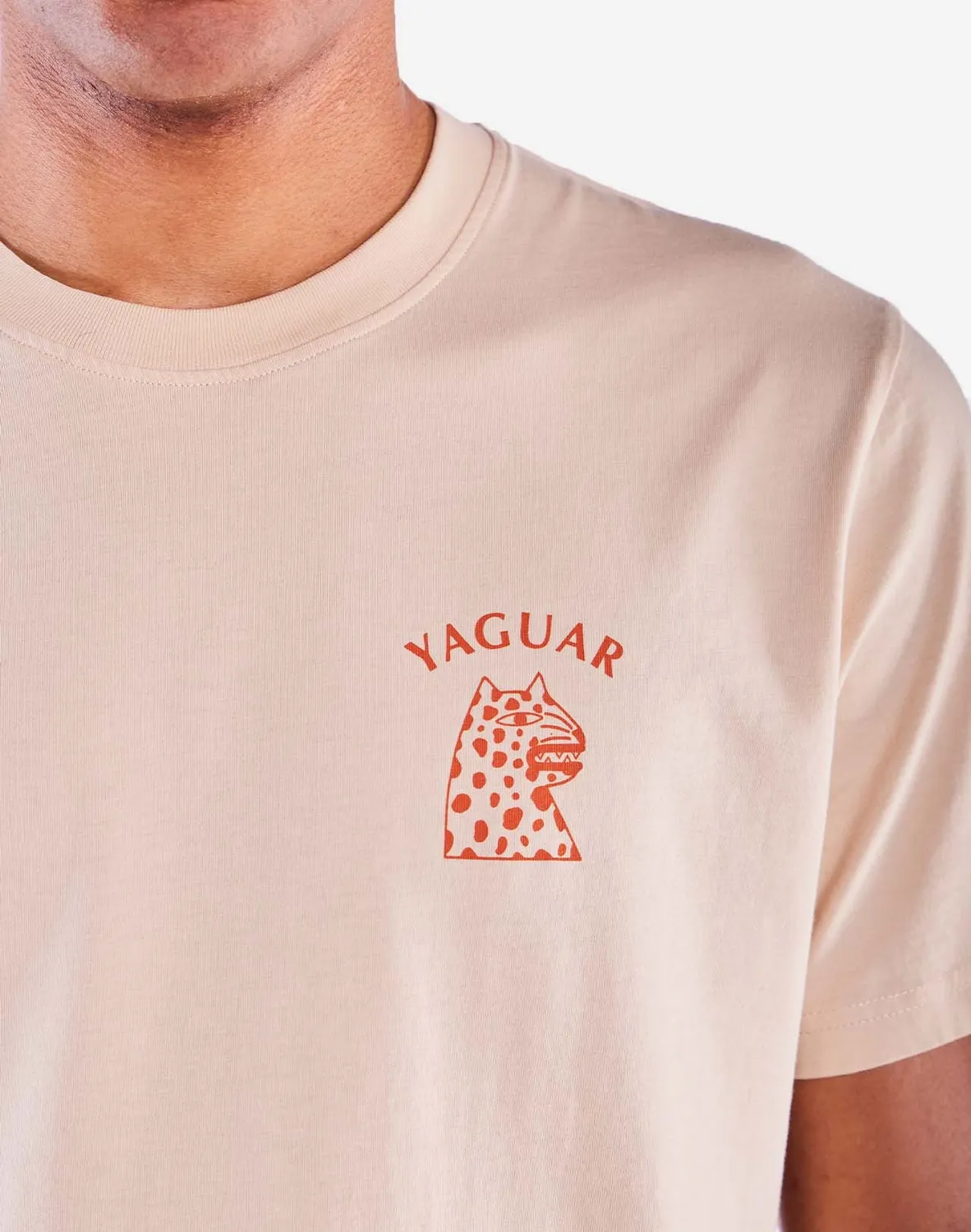 OLOW Yaguar t-shirt crème coton homme