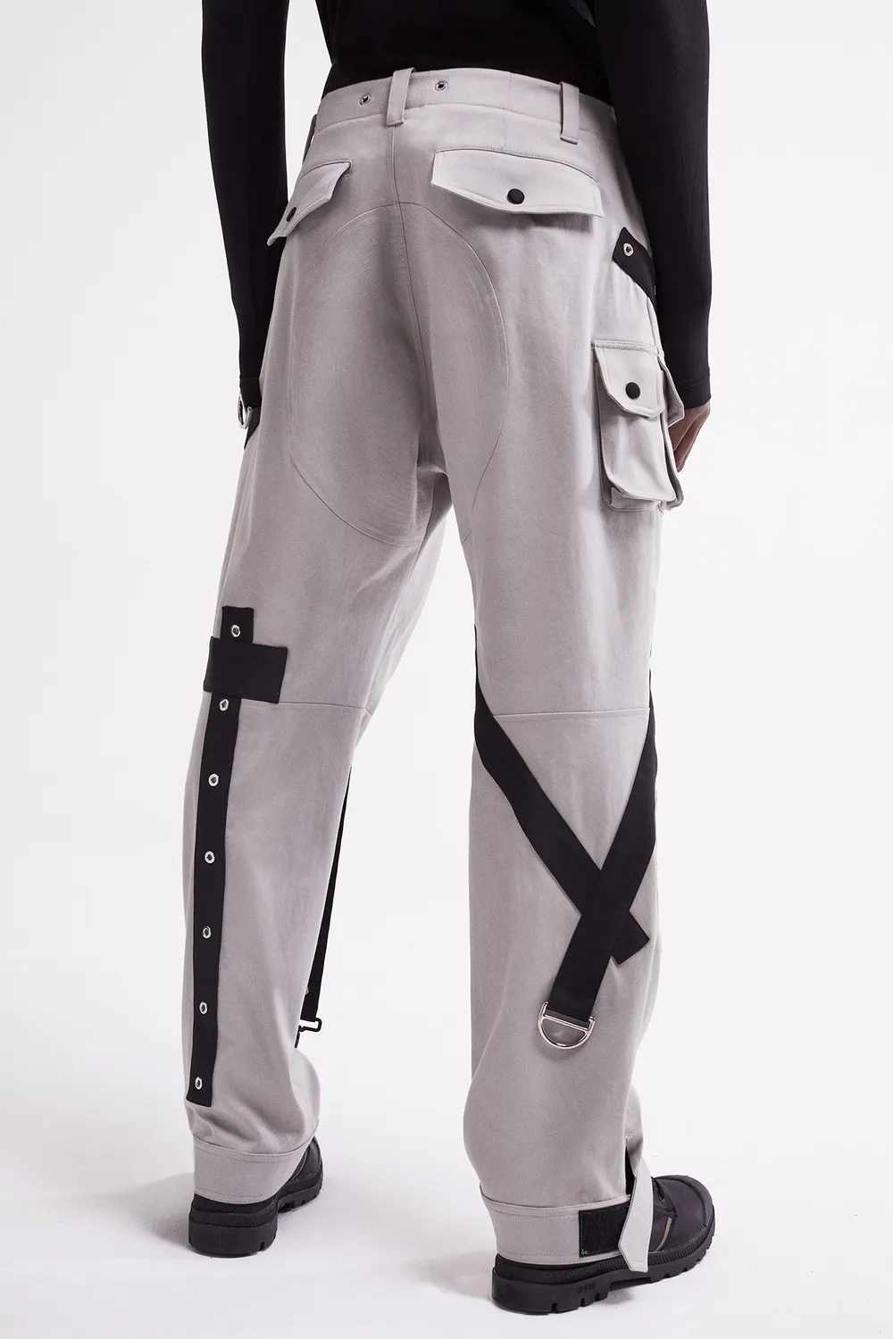 FRENCH DEAL Struktur pantalon coton à bandes streetwear