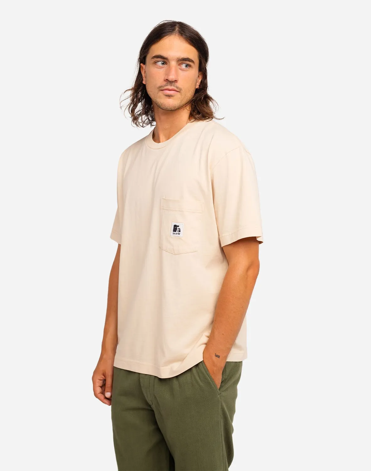 OLOW Japo t-shirt ample crème coton bio