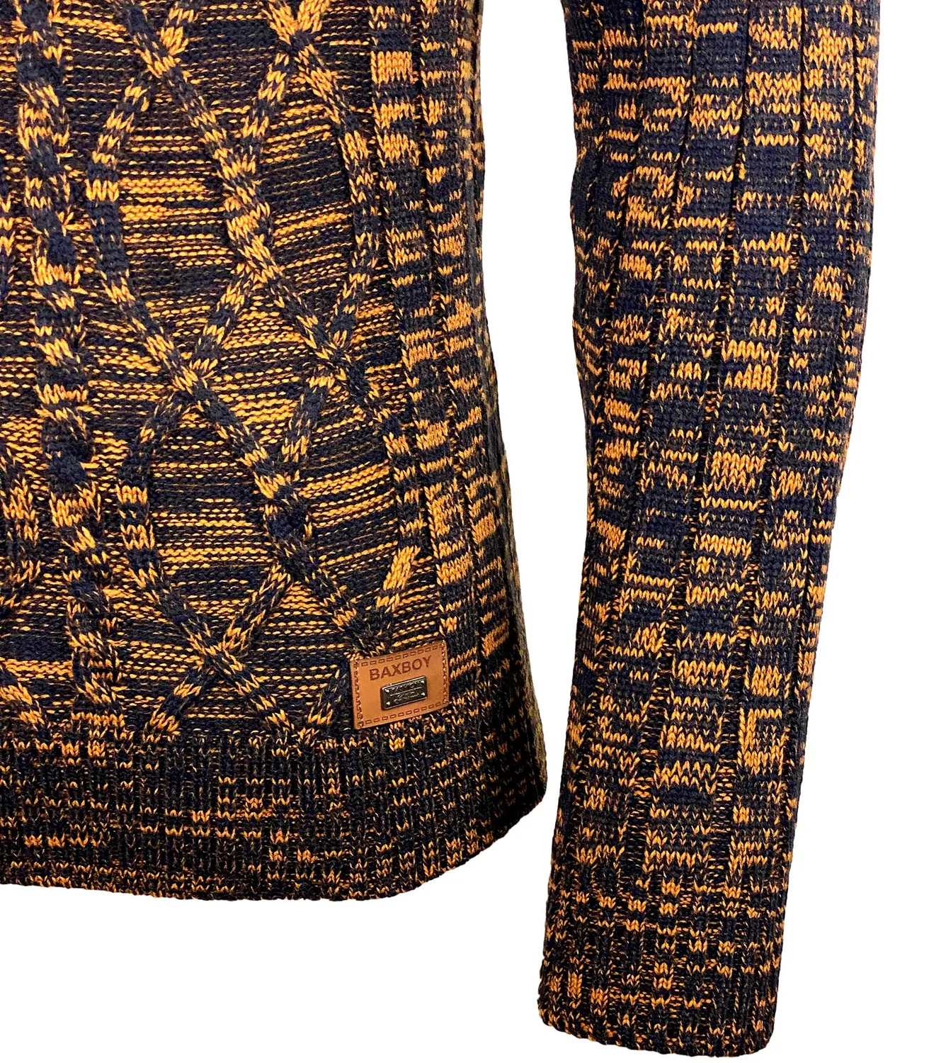 Subliminal Mode BX292 pull homme col montant camel