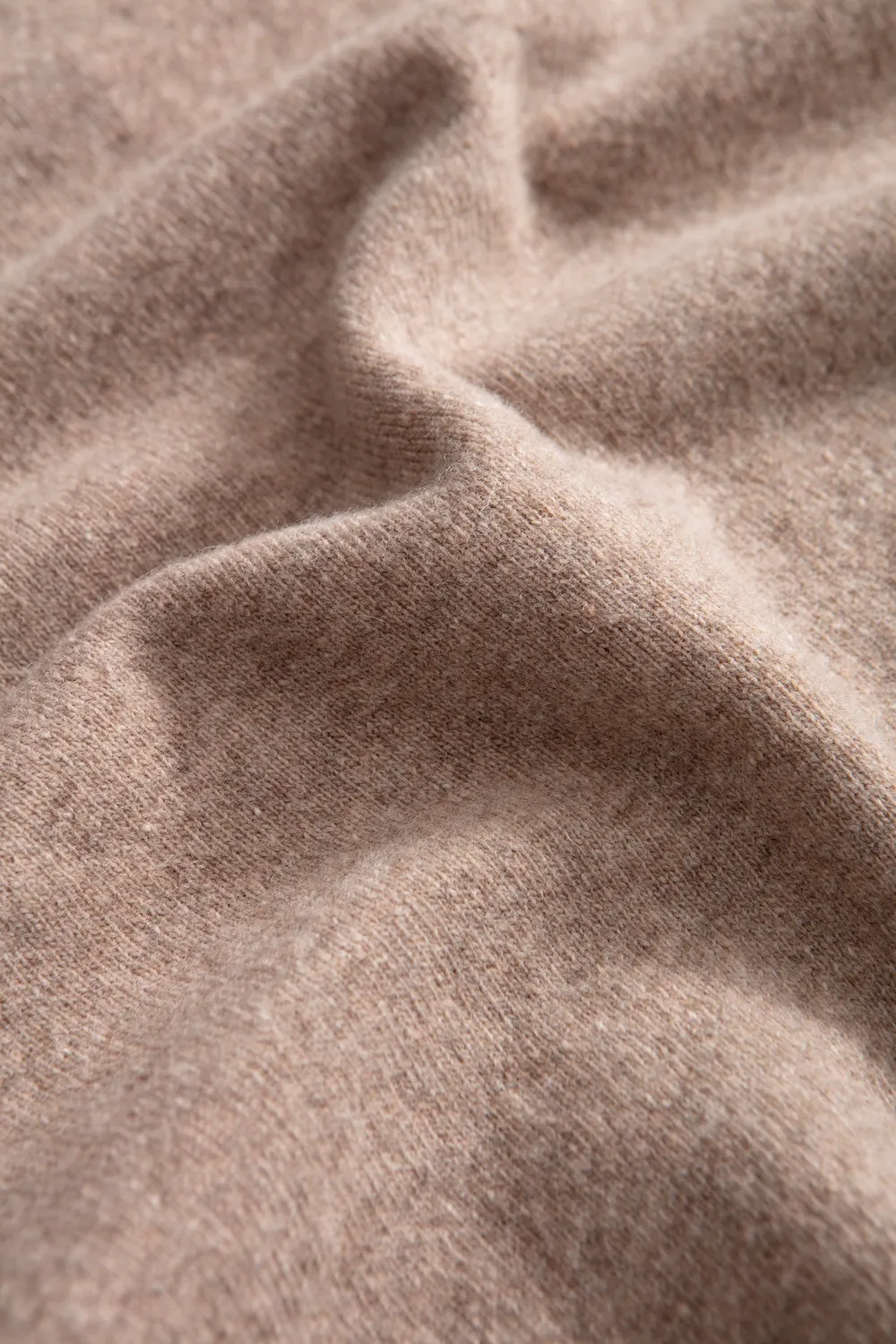 Edmmond Studios Wool Polo Plain Tan polo laine beige
